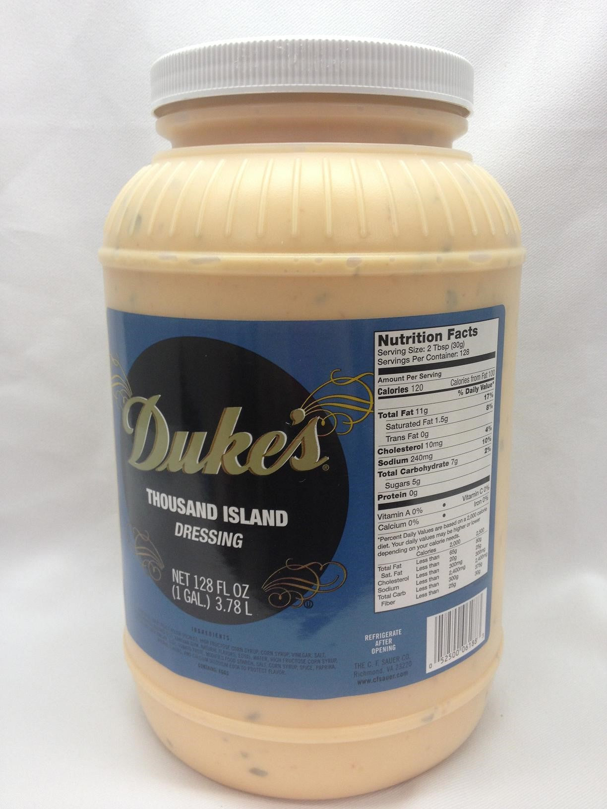 Dressing Duke's Thousand Island 1 Gallon - 4 Per Case.