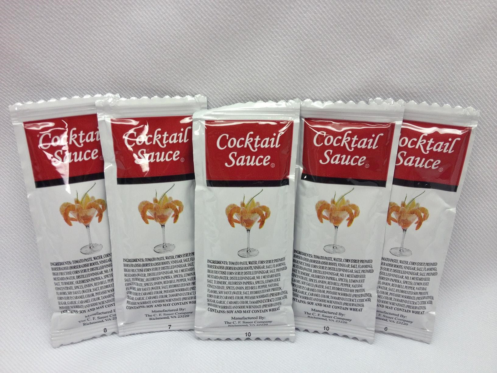 Cocktail Sauce Pouch 12 Grams Each - 200 Per Case.