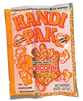 Great Western Popcorn Kit 6 Ounce Size - 36 Per Case.