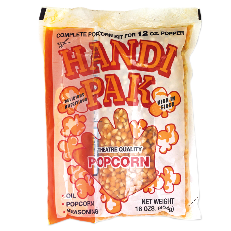 Great Western Popcorn Kit Handi 24 Each - 1 Per Case.
