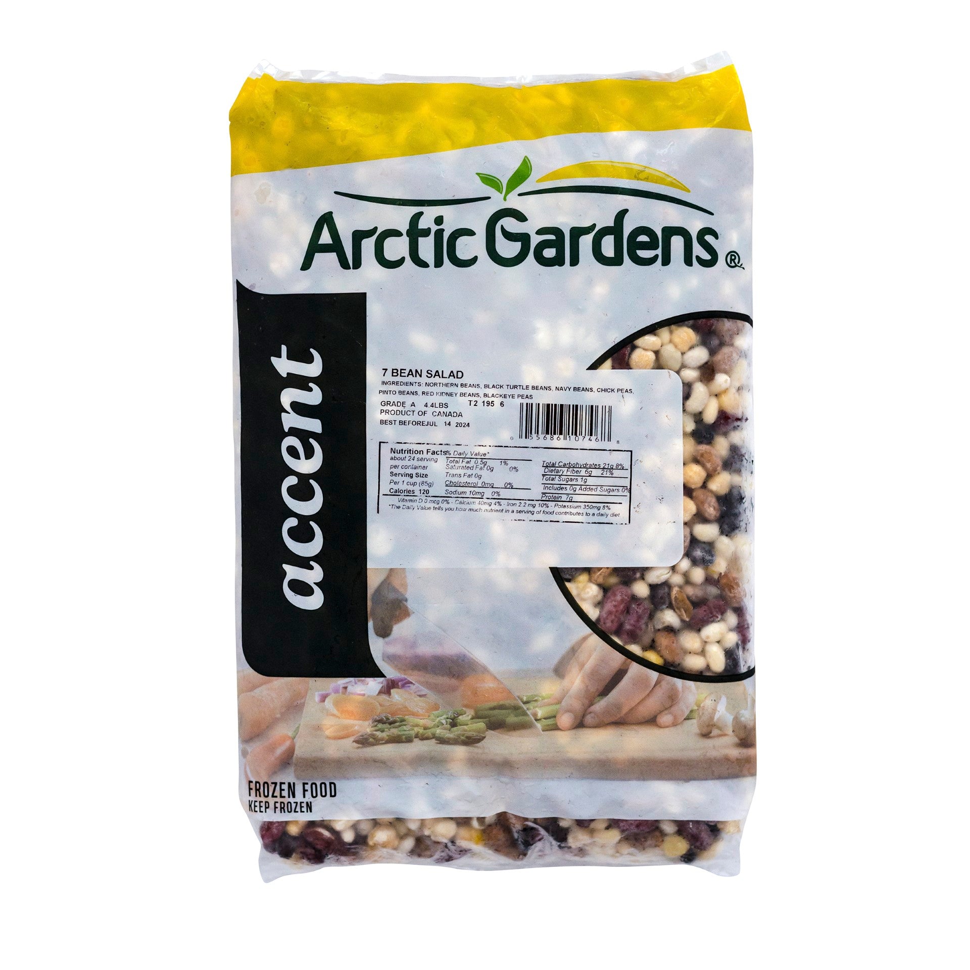 Bonduelle Beans Salad Mix 4.4 Pound Each - 4 Per Case.