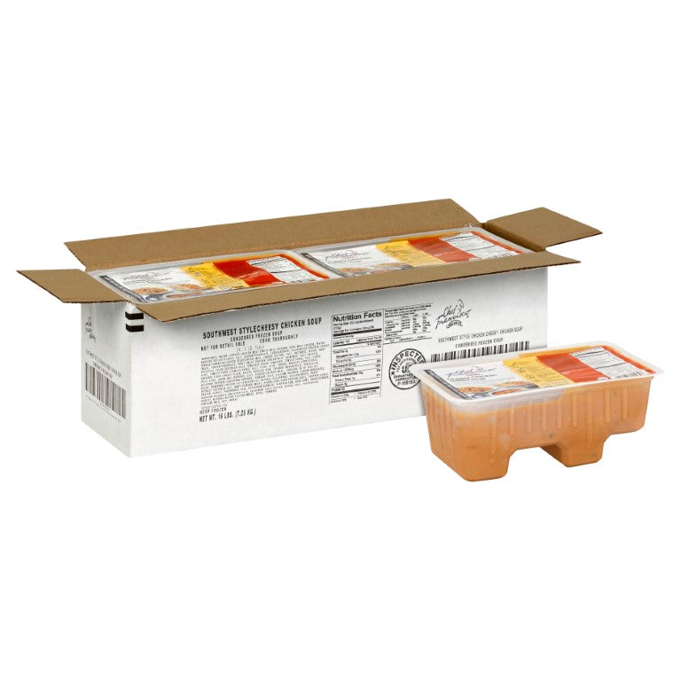 HEINZ CHEF FRANCISCO Cheesy Chicken Tortilla Soup 4 lb. Tub 4 Per Case
