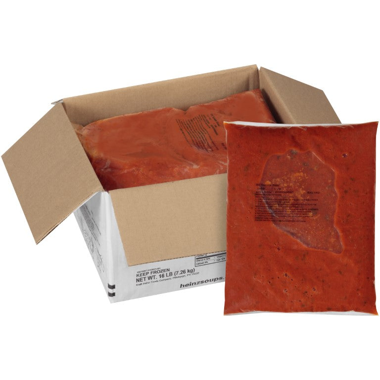 HEINZ Reduced Sodium Tomato Basil Soup 4 lb. Bag 4 Per Case