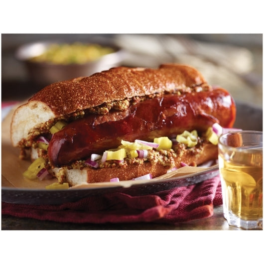 Stagecoach Smoked Sausage Links 3.292 Pound Each - 8 Per Case.