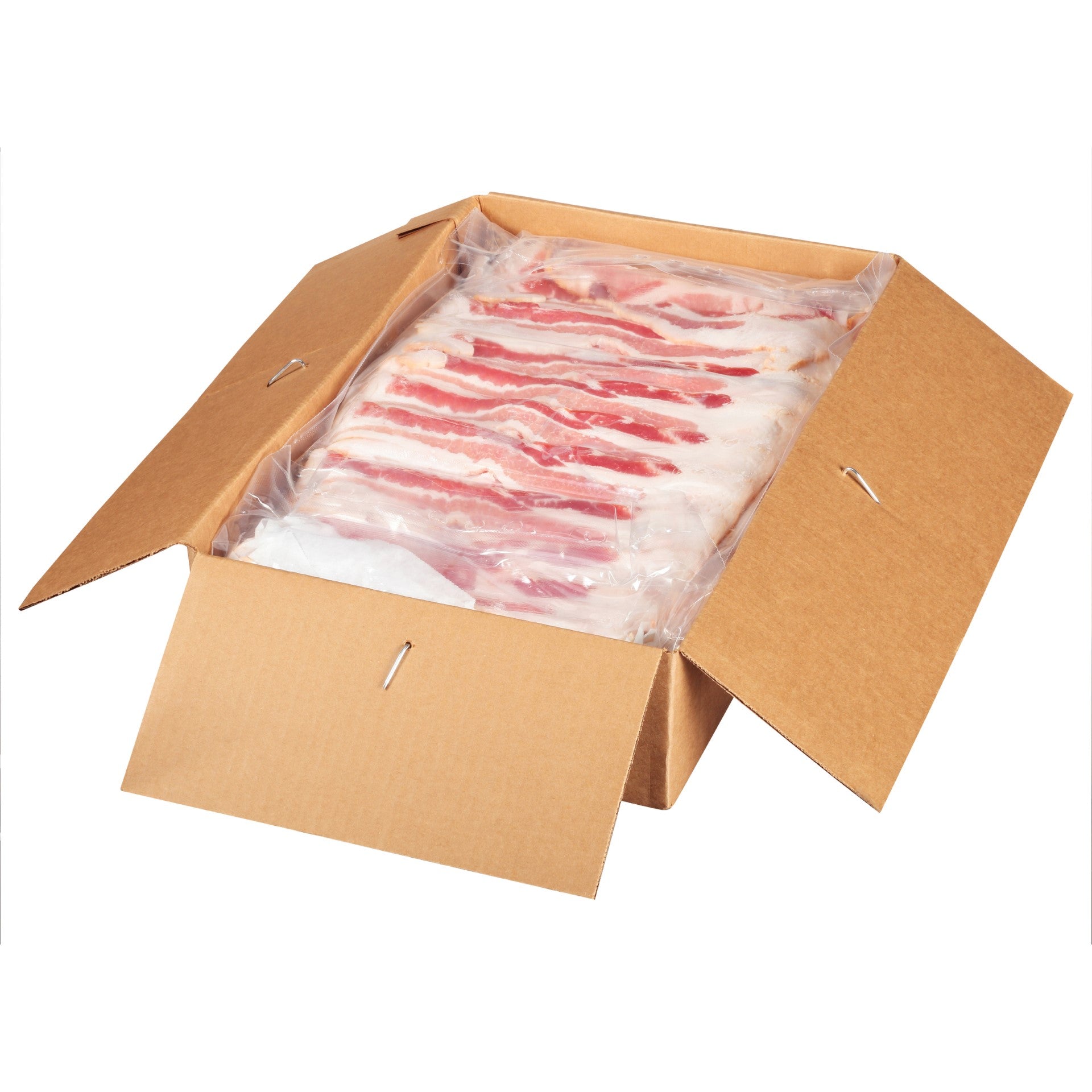 Bacon Single Shingle Double Smoked 15 Pound Each - 1 Per Case.