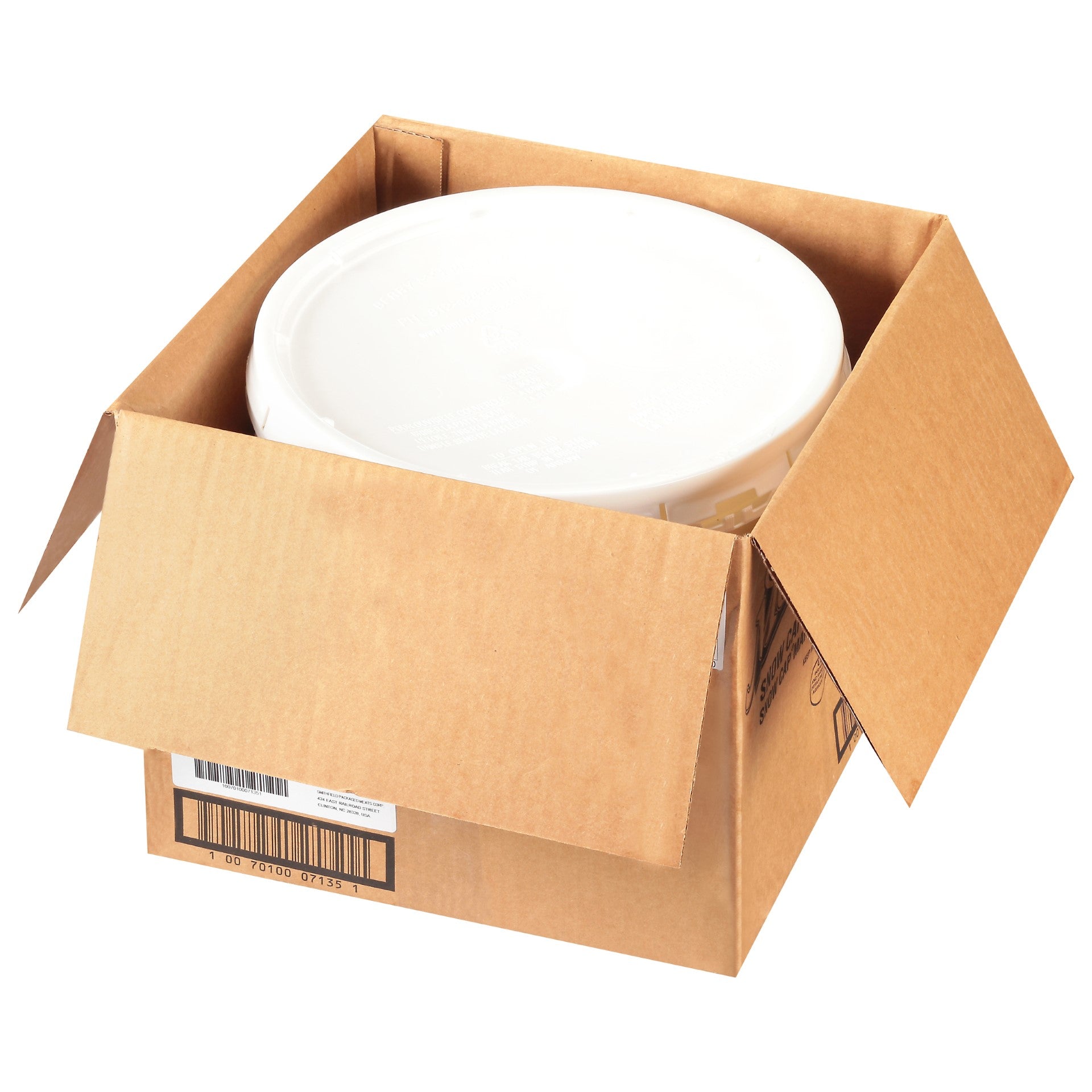 John Morrell Snow Cap Lard 25 Pound Each - 1 Per Case.