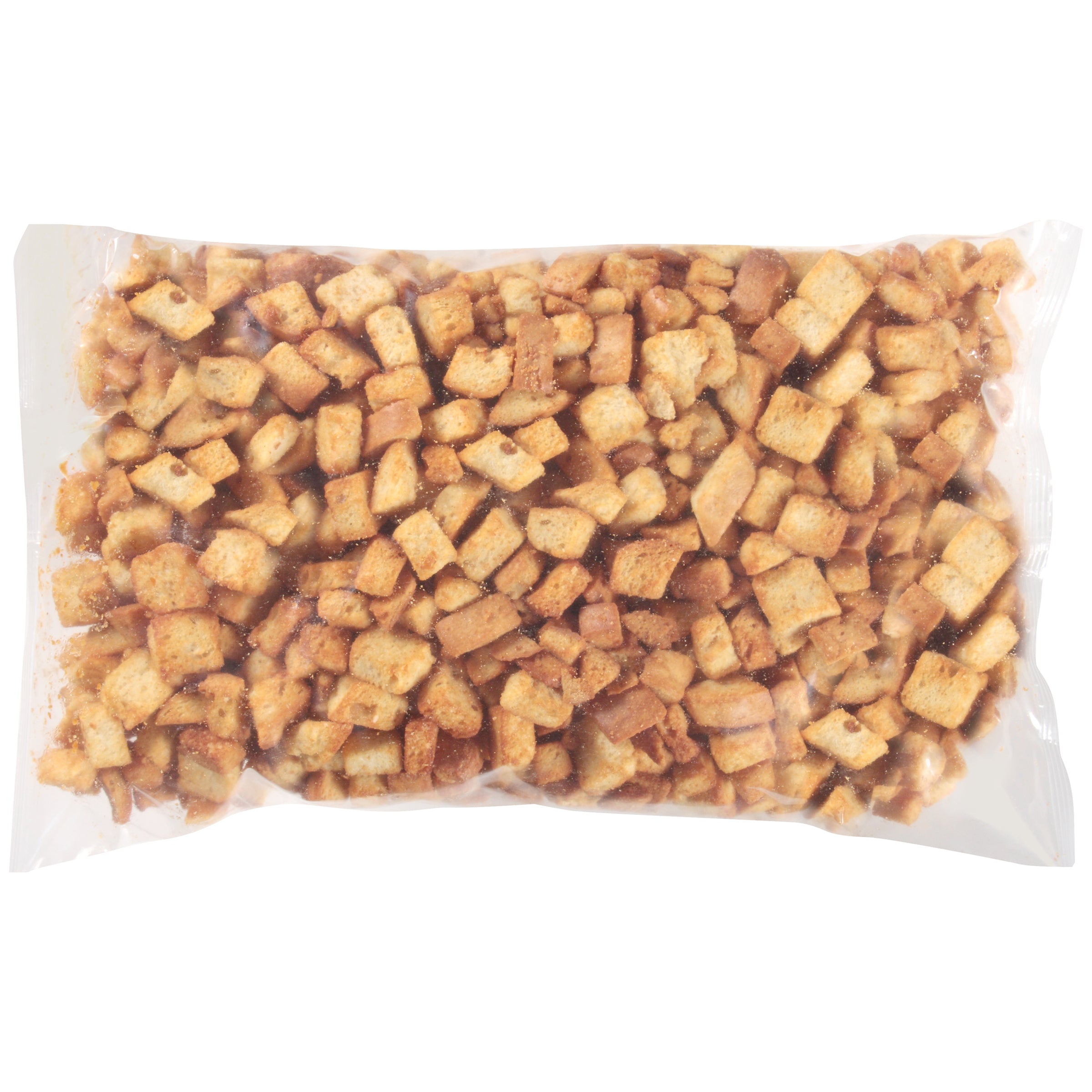 Large Cut Garlic & Butter Crouton 10 Pound Each - 1 Per Case.