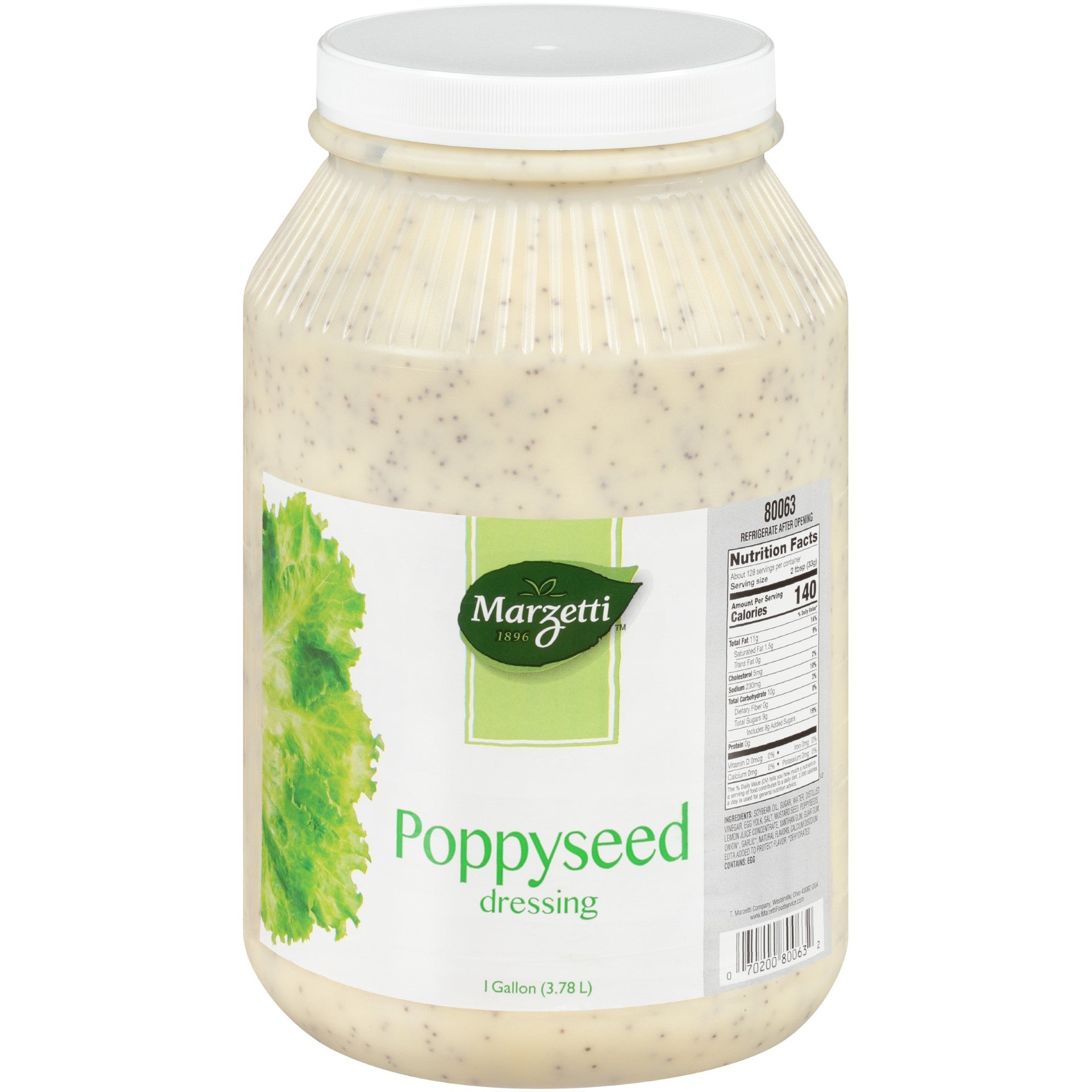 Poppyseed Dressing 1 Gallon - 4 Per Case.