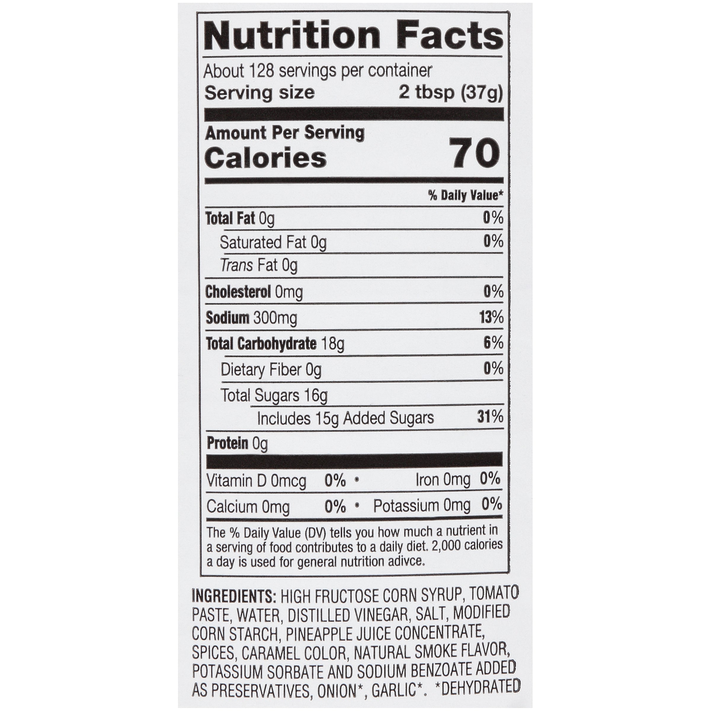 Sweet & Bold Barbecue Sauce 1 Gallon - 4 Per Case.