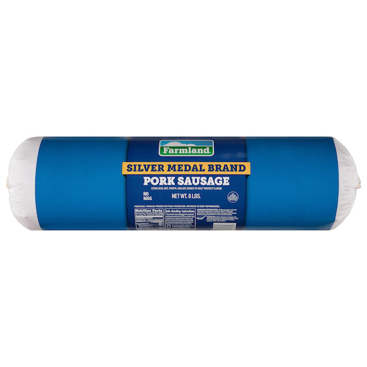 Smithfield 58% Lean Pork Sausage 6 Pound Each - 2 Per Case.