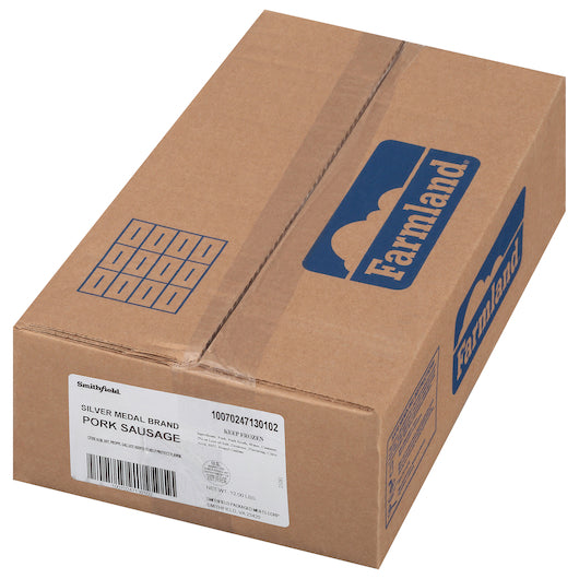 Smithfield 58% Lean Pork Sausage 6 Pound Each - 2 Per Case.