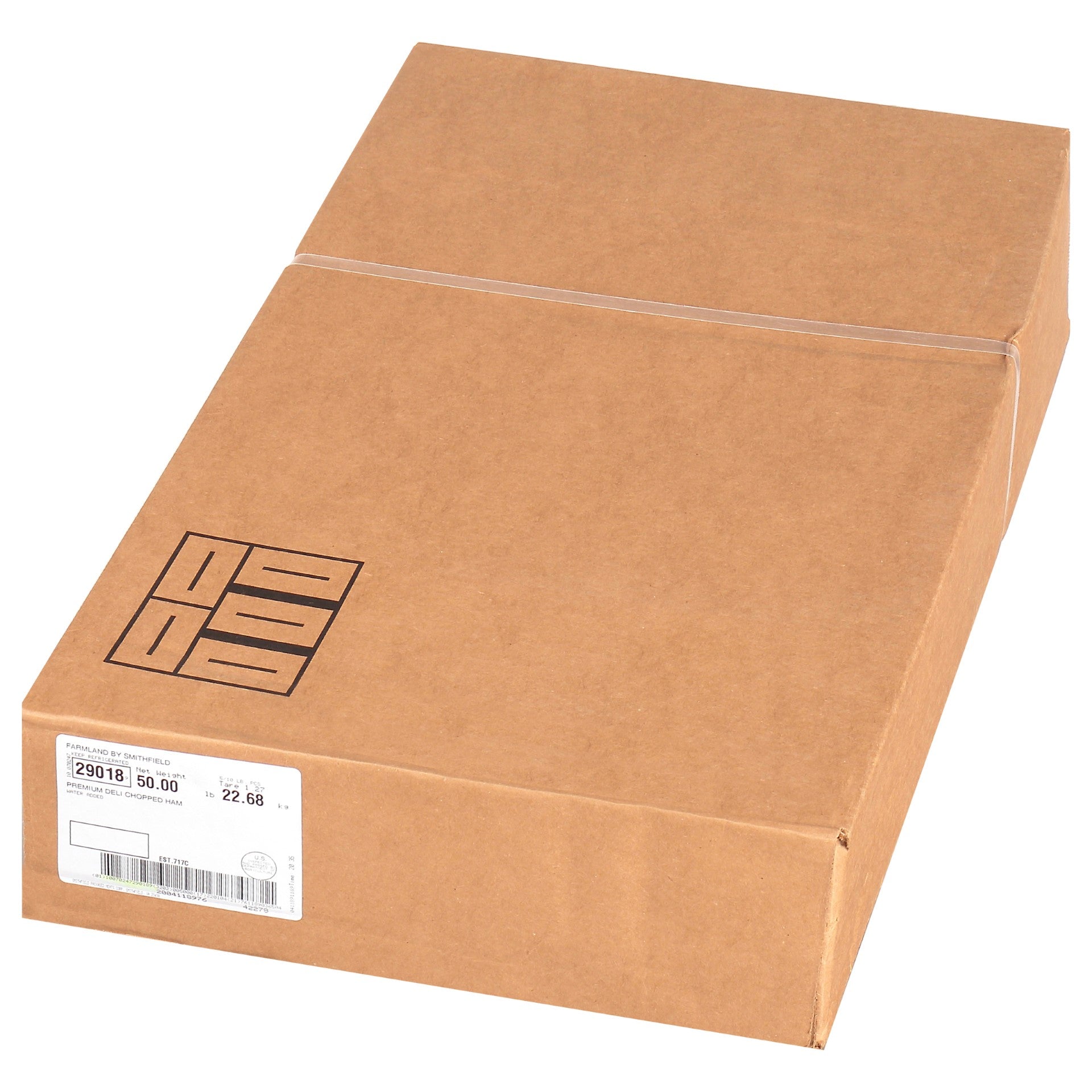 Ham Chopped Water Added Market Place Deli 50 Pound Each - 1 Per Case.