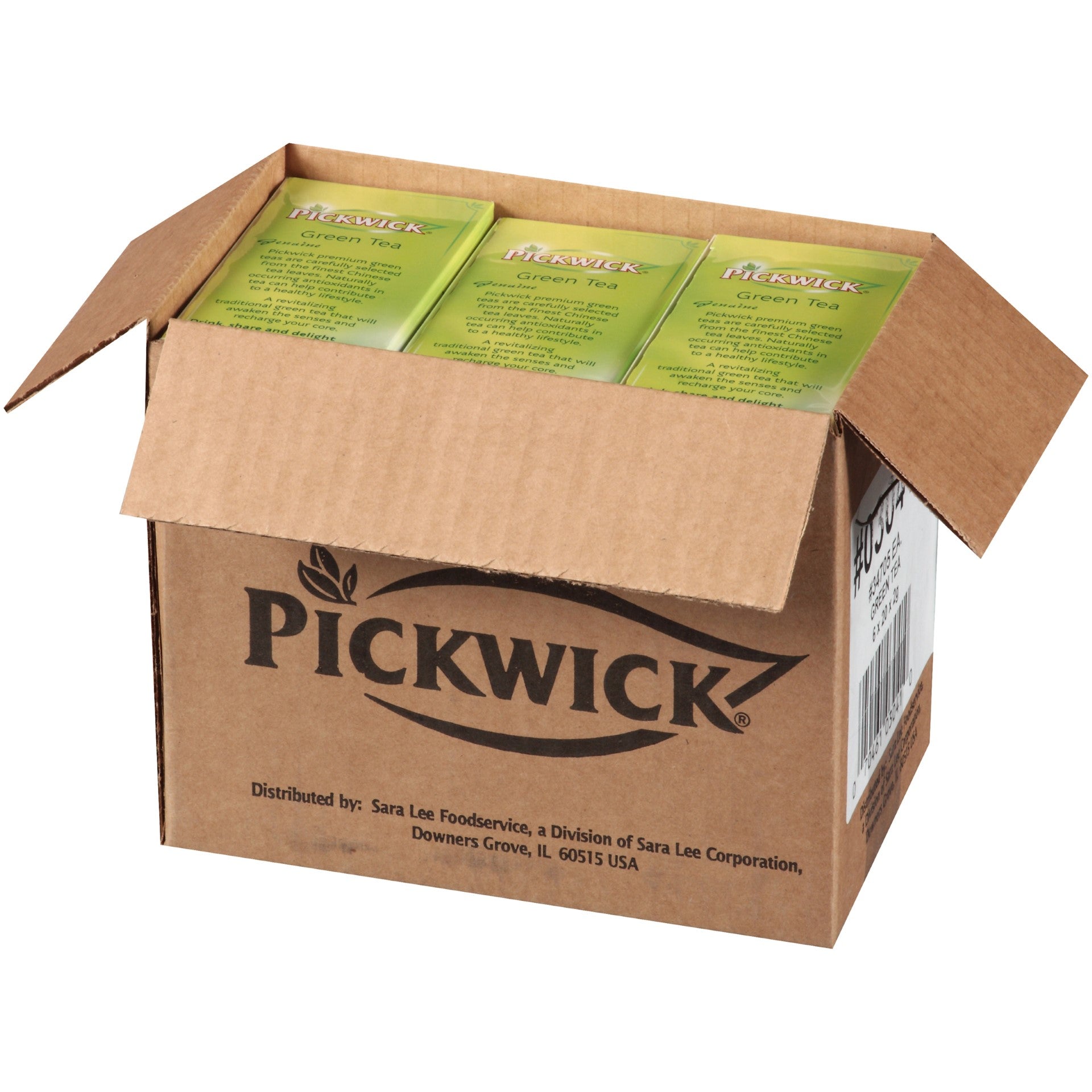 Pickwick Genuine Green Tea Count 1.41 Ounce Size - 6 Per Case.