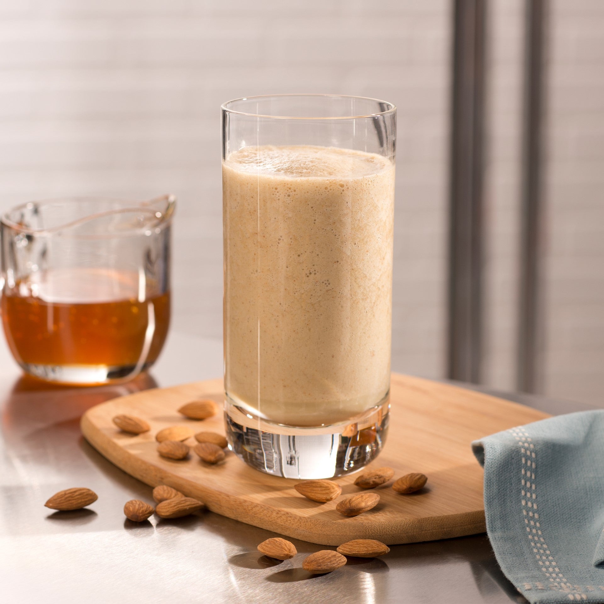 Tub Of Fisher Natural Almond Butter 80 Ounce Size - 2 Per Case.