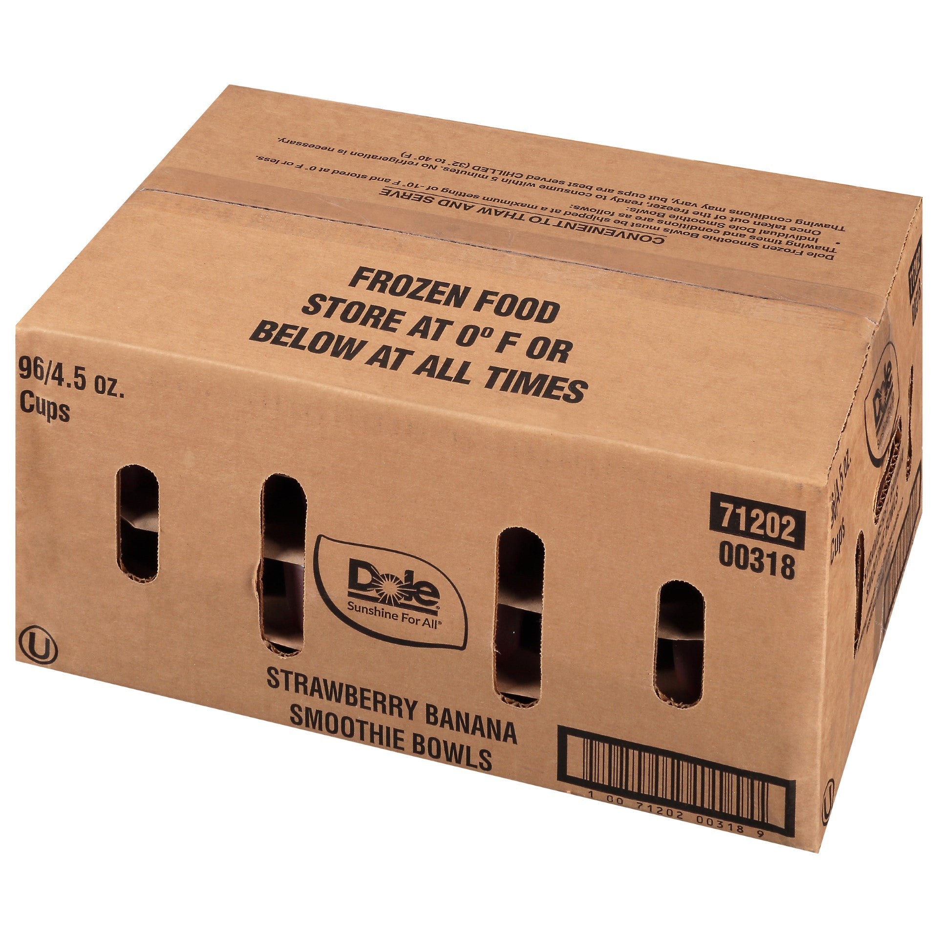 Strawberry Banana Smoothie Bowl 4.5 Ounce Size - 96 Per Case.