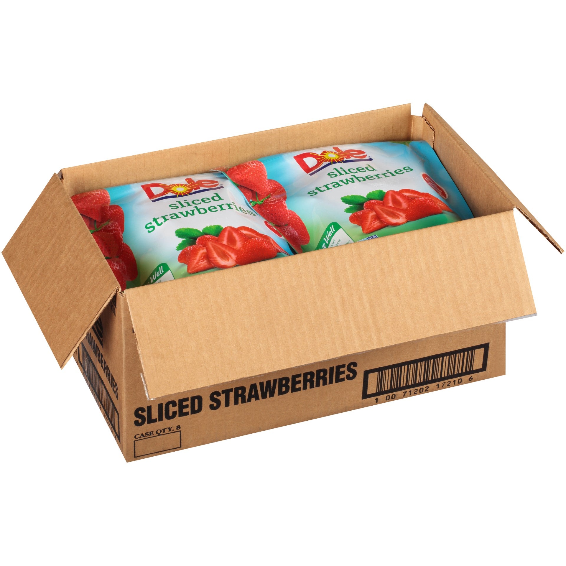 Strawberry Slice IQF Sub 14 Ounce Size - 8 Per Case.