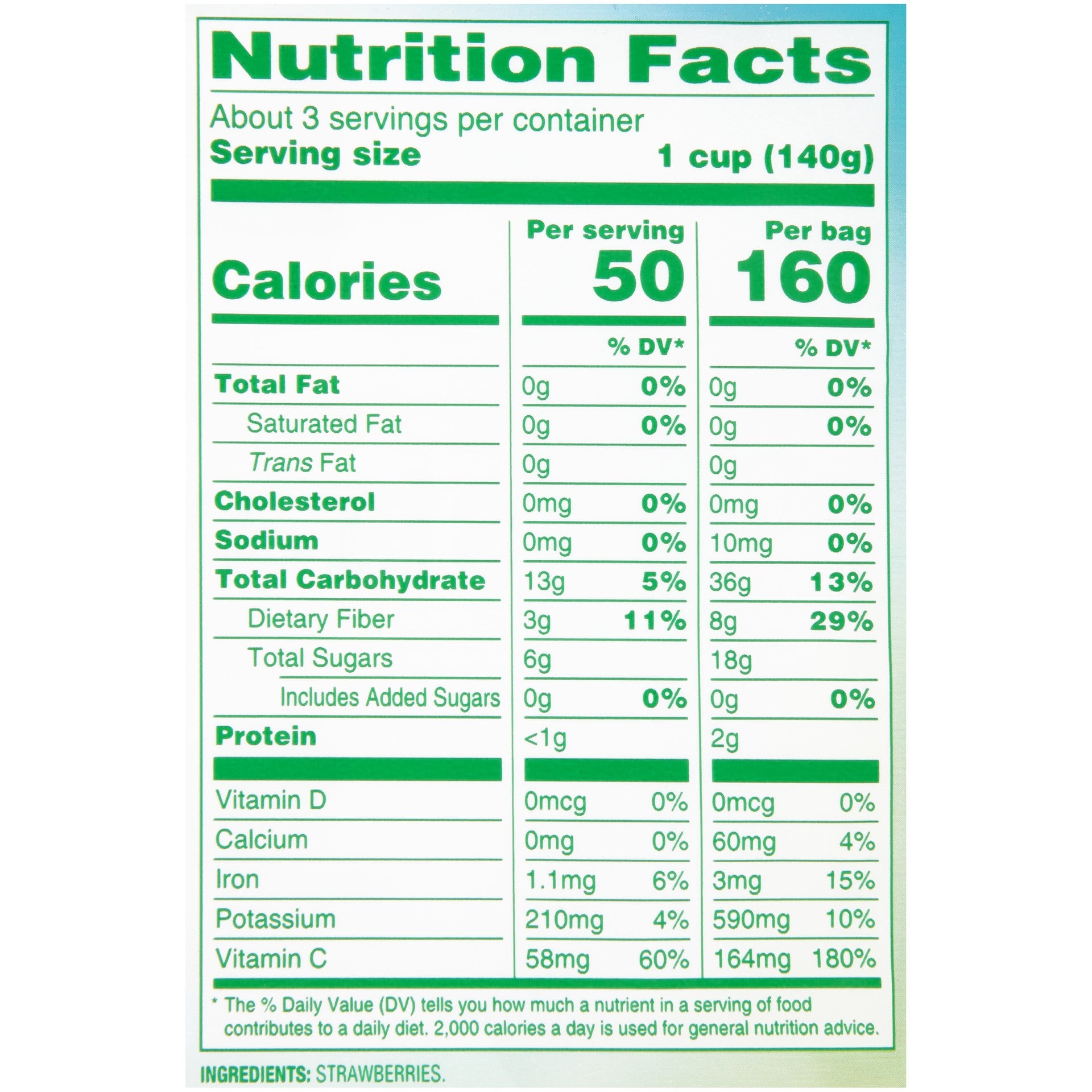 Strawberry Slice IQF Sub 14 Ounce Size - 8 Per Case.