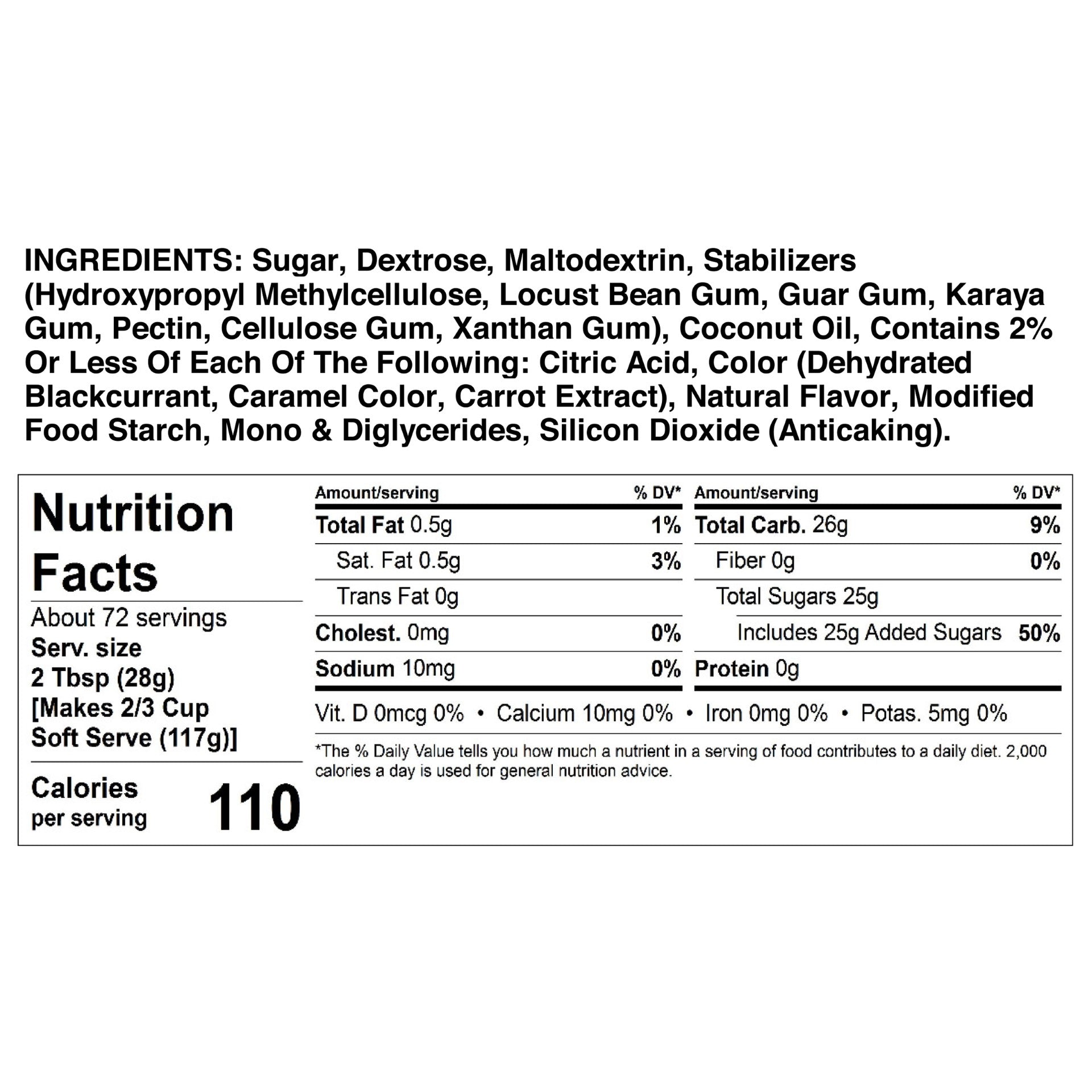 Dole Soft Serve Strawberry Flavored Soft Serve Mix 4.5 Pound Each - 4 Per Case.