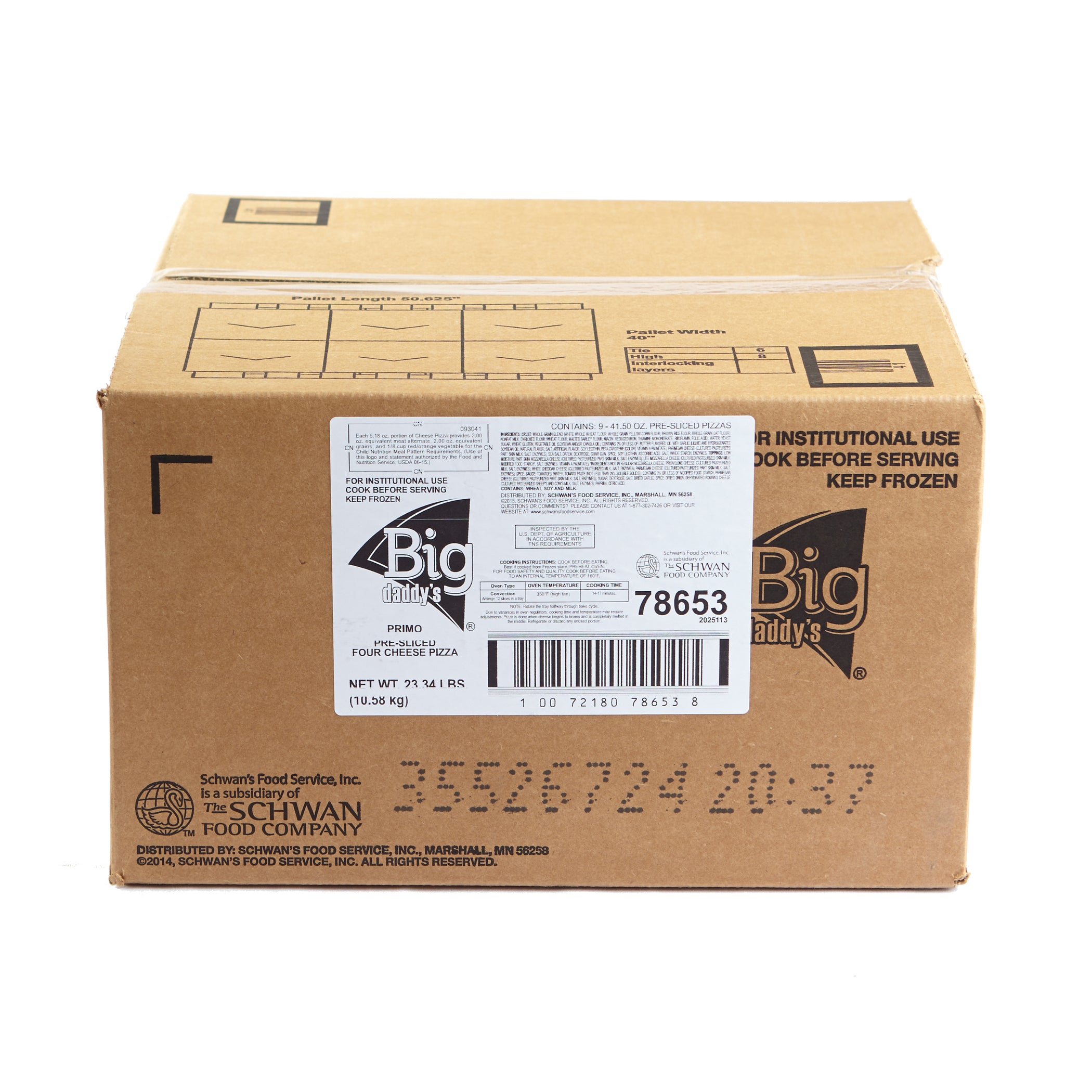 Sfs Big Daddy's Primo Chs Preslcd Cut 9 Each - 1 Per Case.