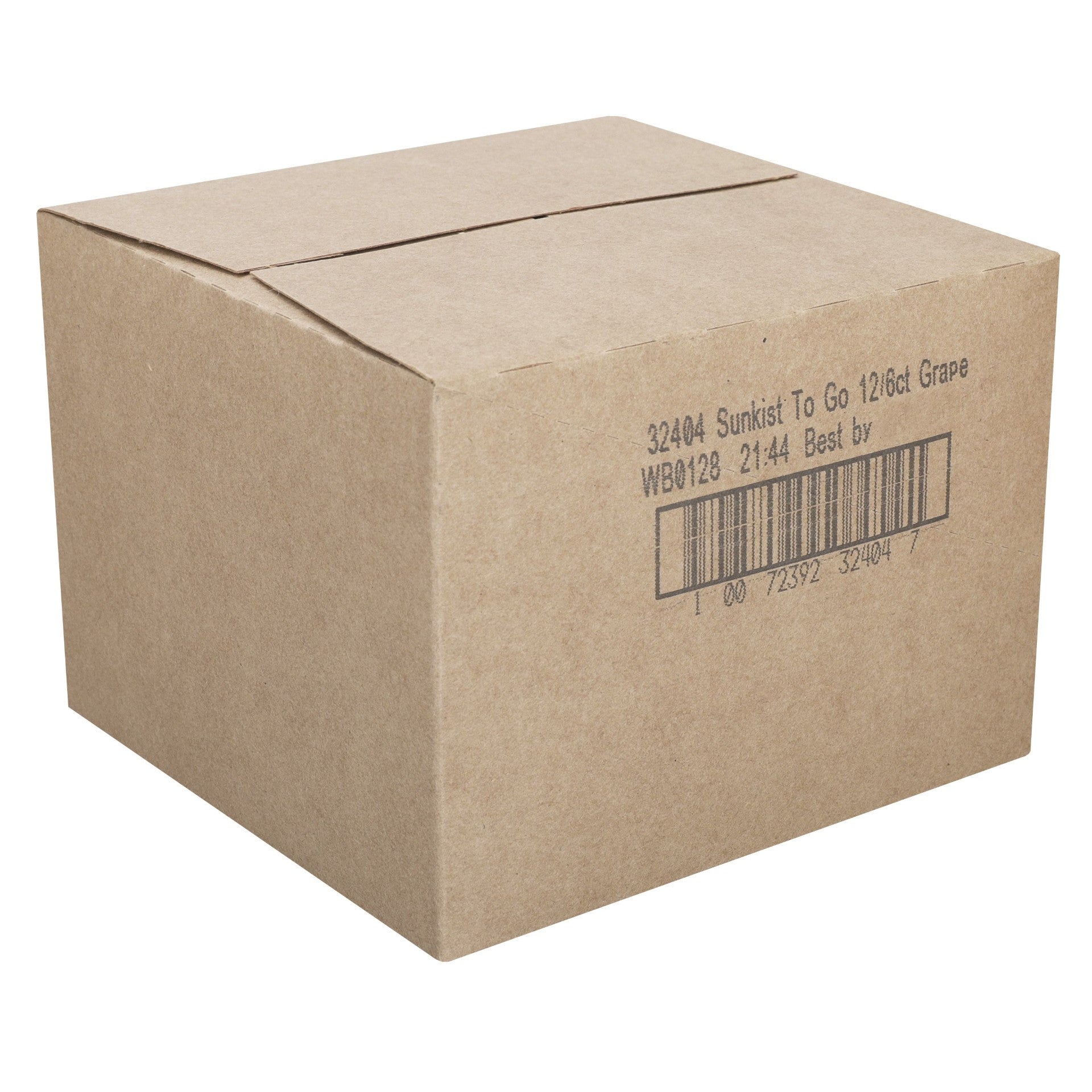 Sunkist Grape Drink Mix Singles 6 Count Packs - 12 Per Case.