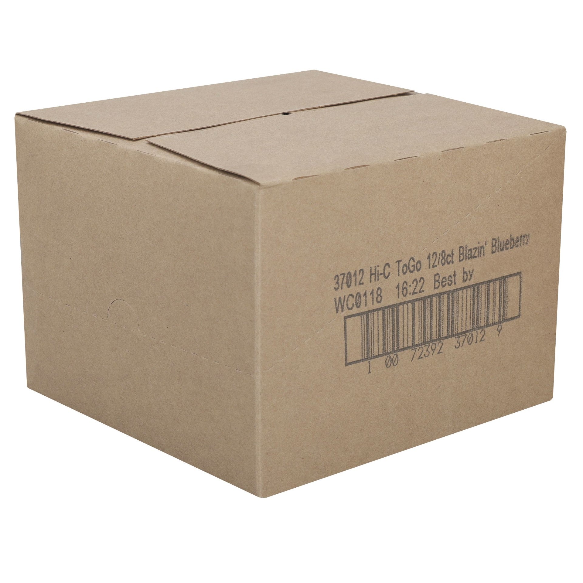 Hi-C Blueberry Sugar Free Singles 8 Count Packs - 12 Per Case.