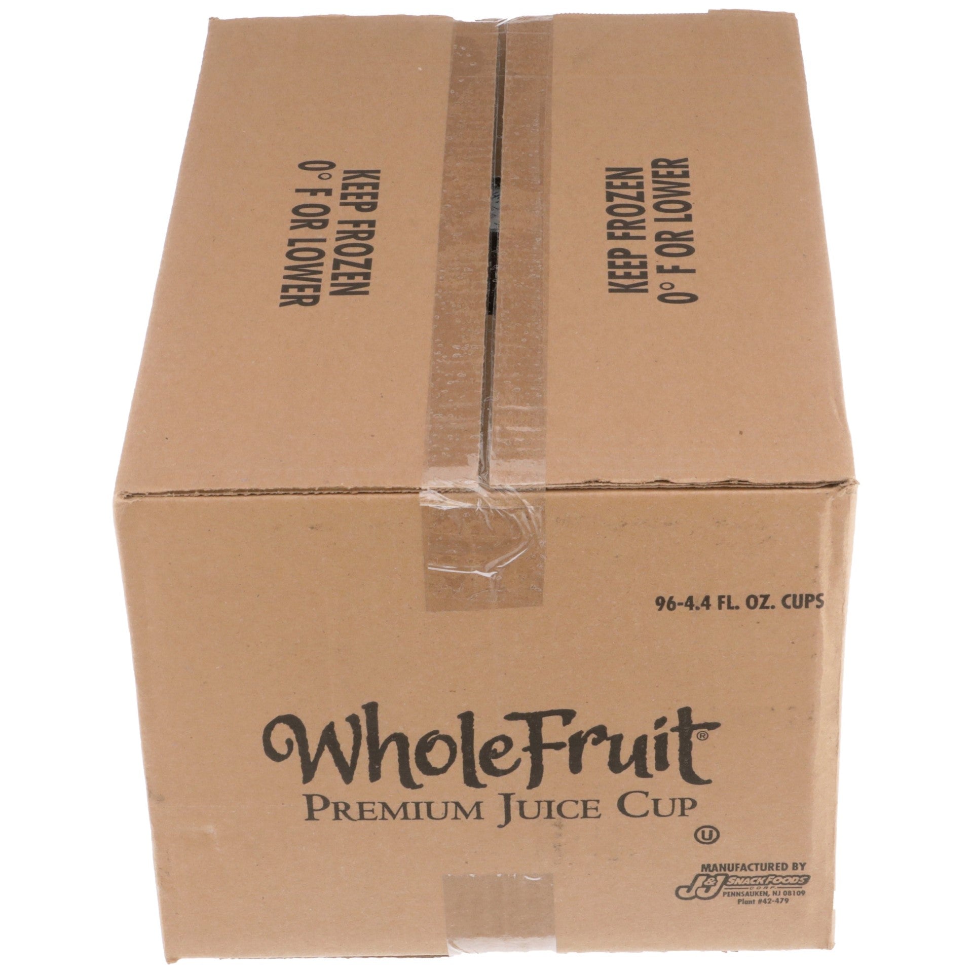 Whole Fruit 100% Juice Mixed Berry & Lemon Swirl Premium Frozen Cup 4 Ounce Size - 96 Per Case.