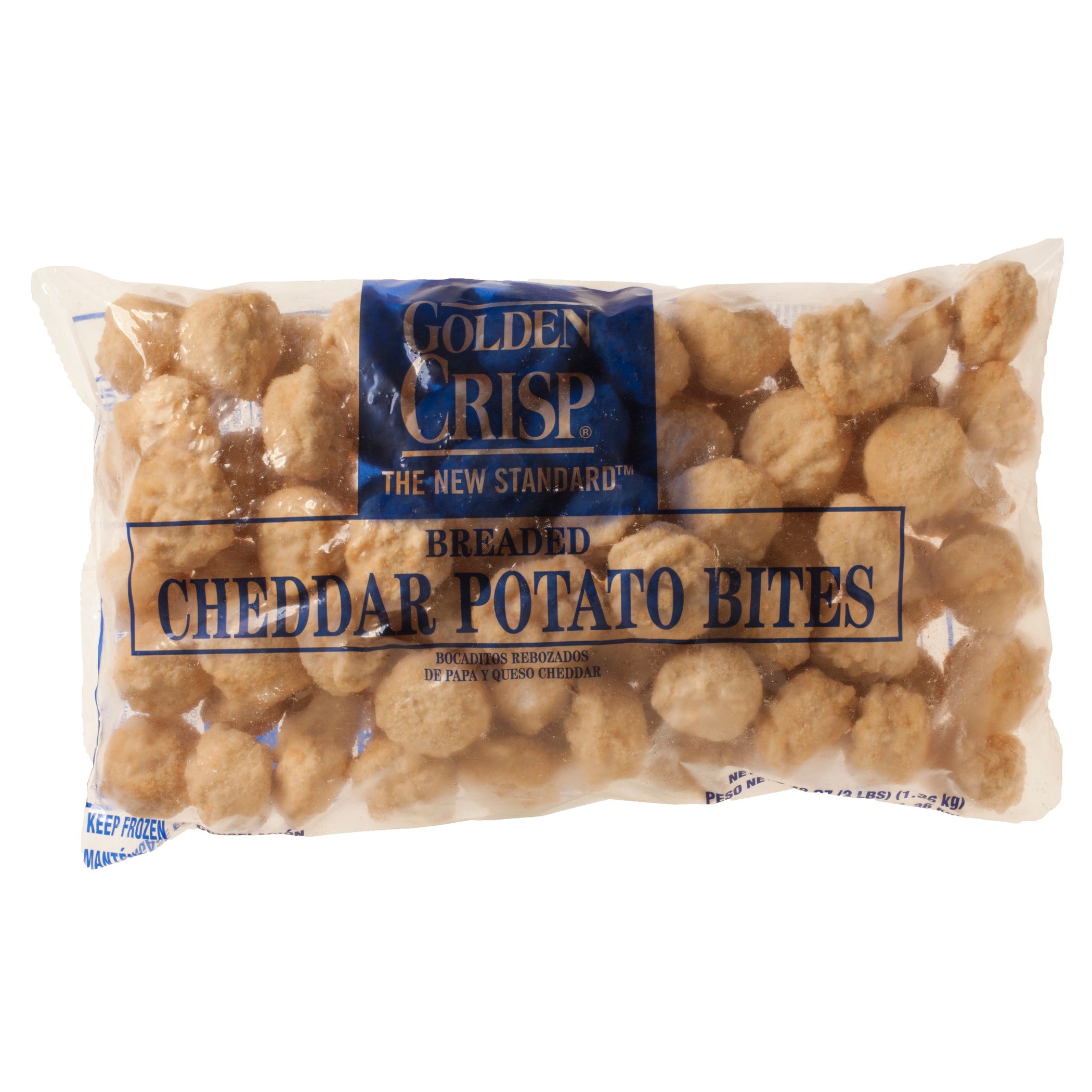Breaded Cheddar Potato Bites 3 Pound Each - 4 Per Case.