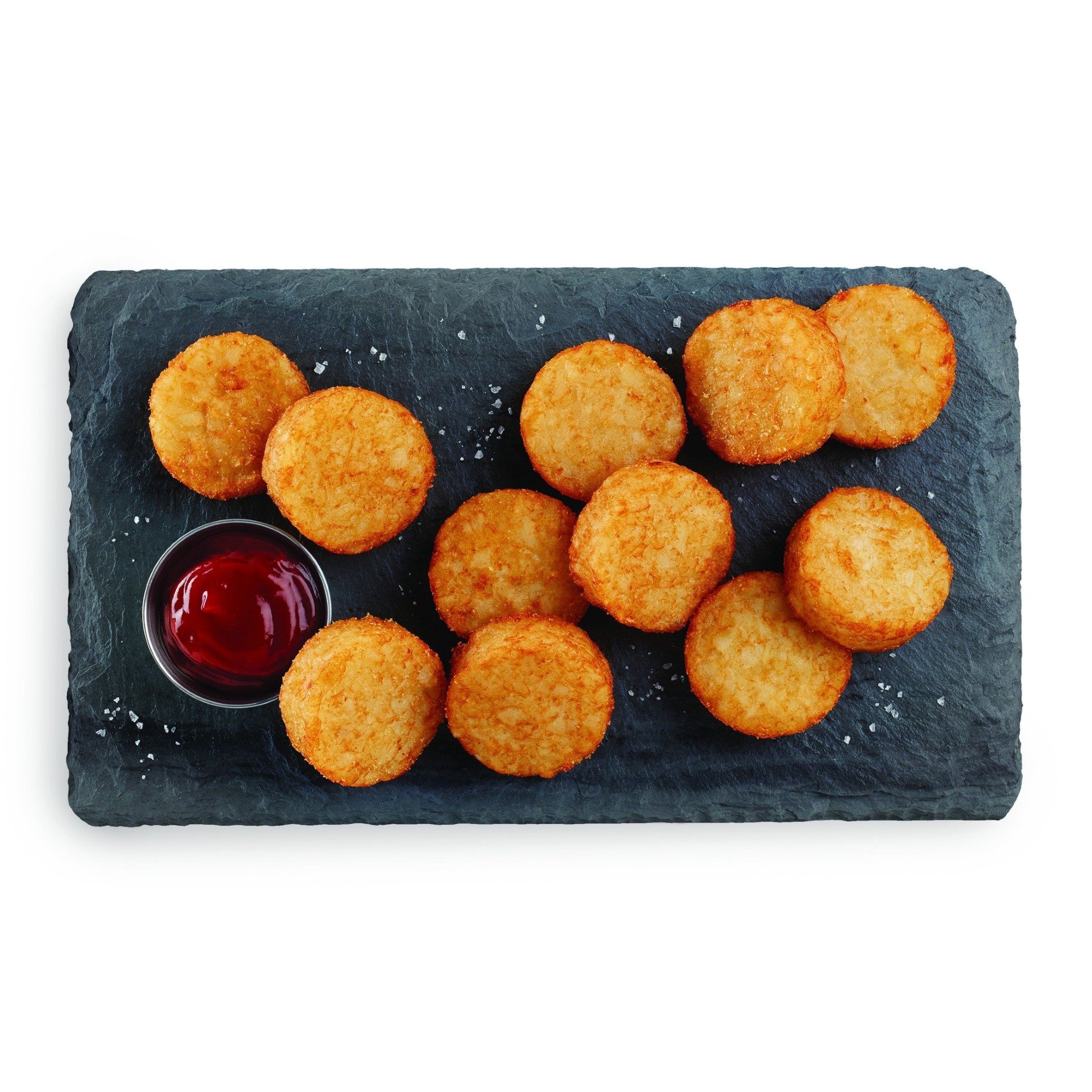 Mccain® Hash Brown Rounds Mccain® Croquetas Redondas 5 Pound Each - 6 Per Case.