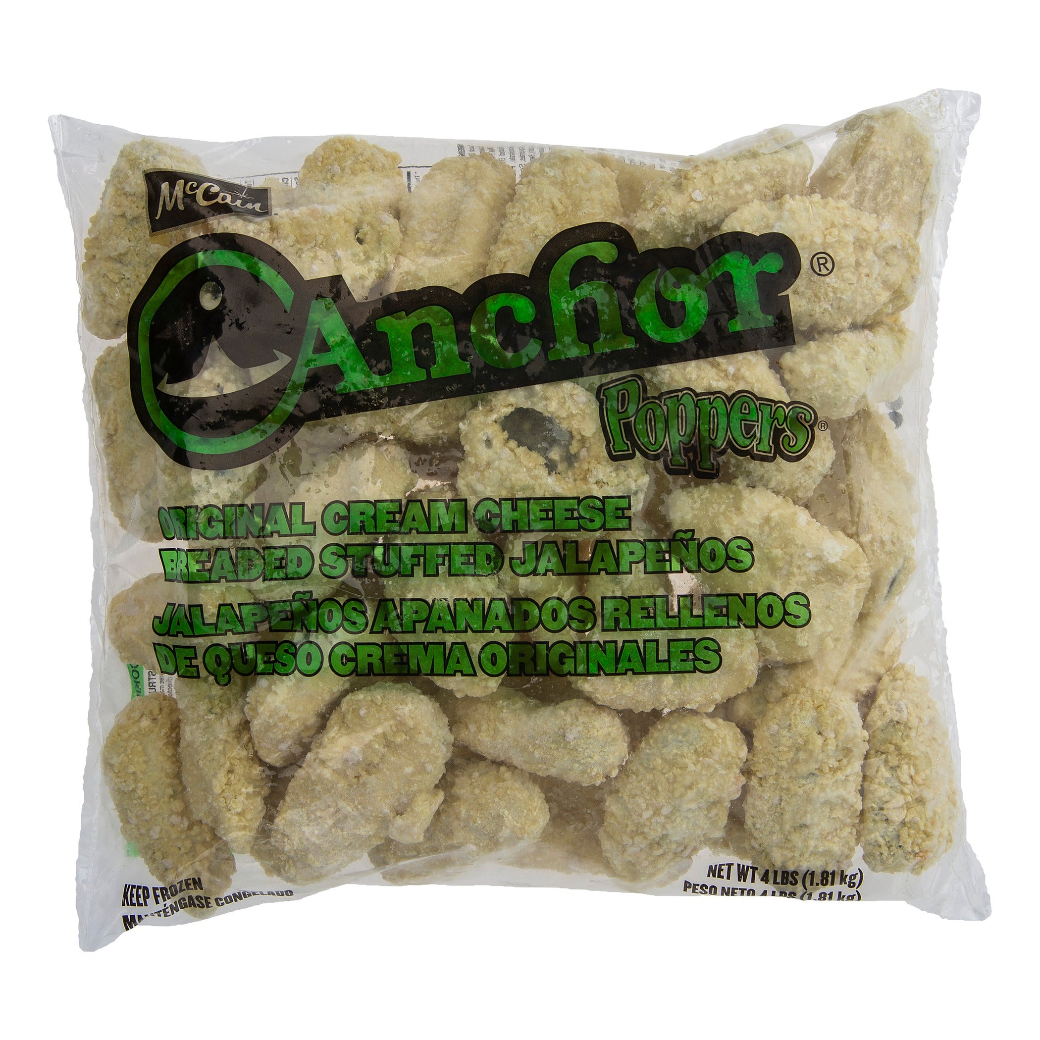 Original Cream Cheese Breaded Stuffed Jalapenos Jalapenos Apanados Rellenos Dequeso Crem 4 Pound Each - 4 Per Case.