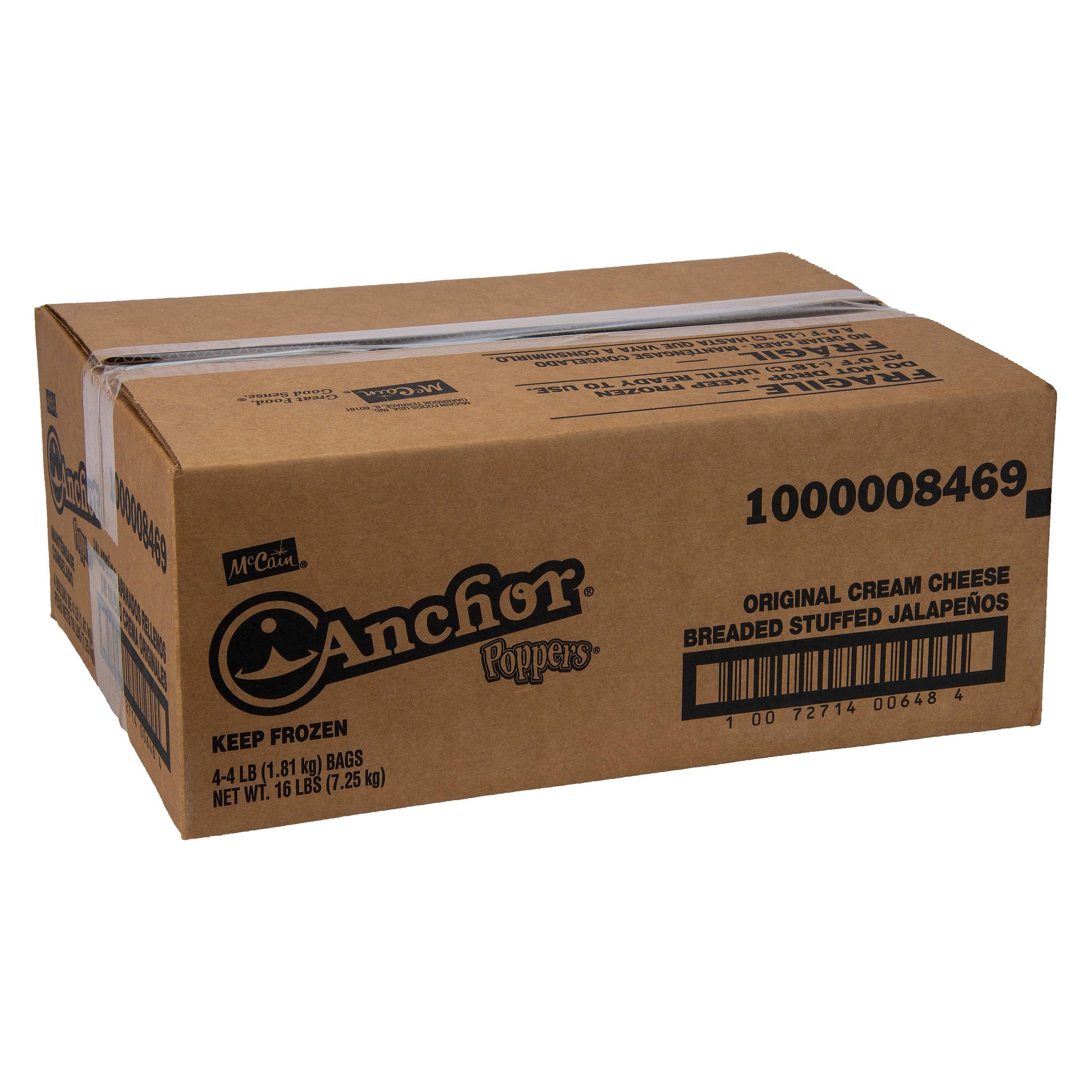 Original Cream Cheese Breaded Stuffed Jalapenos Jalapenos Apanados Rellenos Dequeso Crem 4 Pound Each - 4 Per Case.