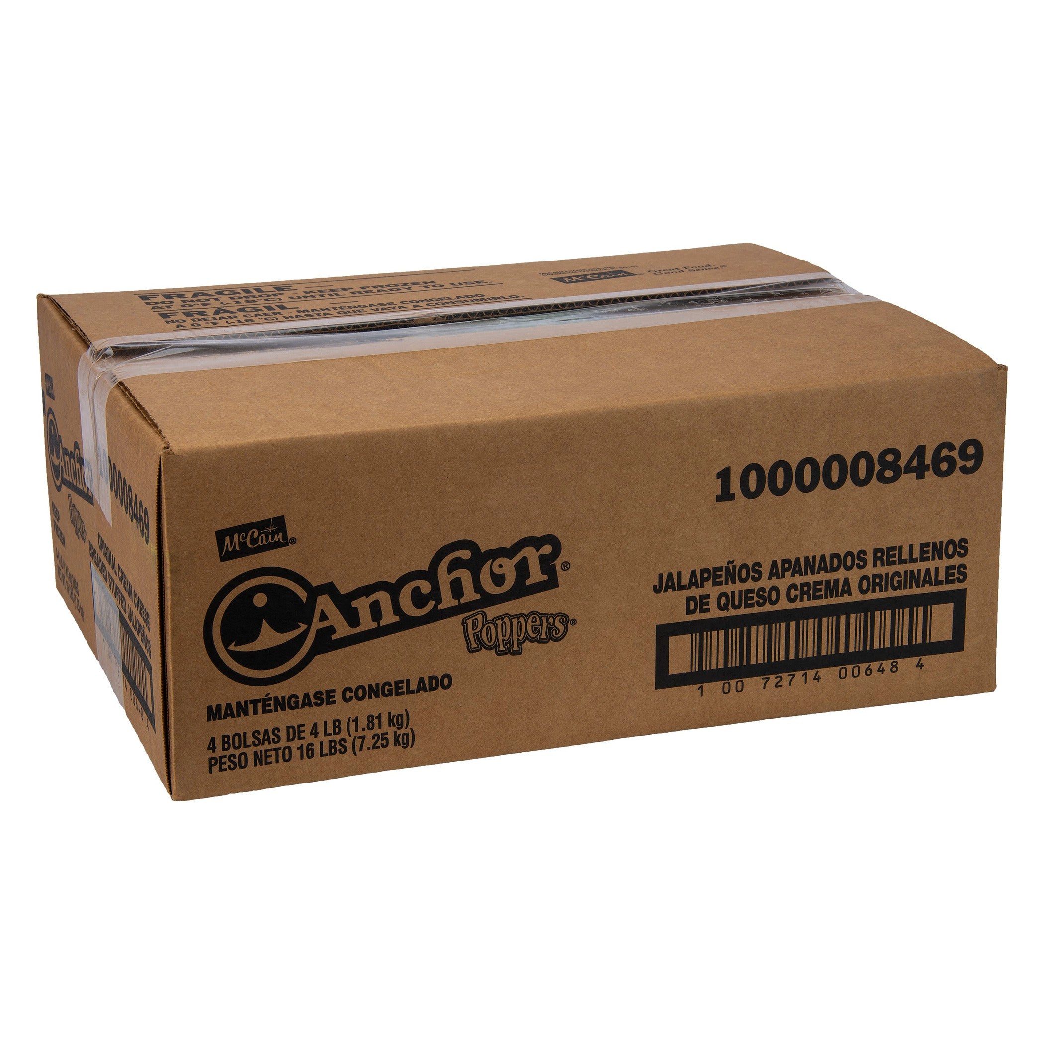 Original Cream Cheese Breaded Stuffed Jalapenos Jalapenos Apanados Rellenos Dequeso Crem 4 Pound Each - 4 Per Case.