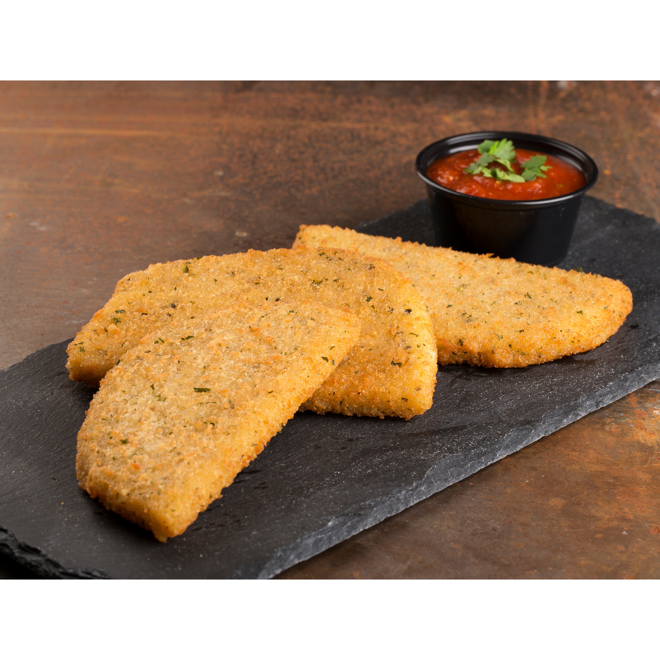 Mozzaluna Breaded Mozzarella Cheese 4 Pound Each - 2 Per Case.