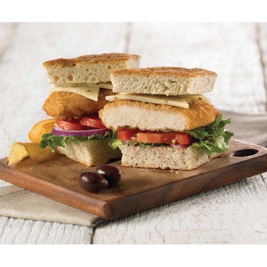 Perdue Ready To Cook Breaded With Rib Meat 4 Ounce Chicken Breast Filet, 5.13 Pounds, 2 per case