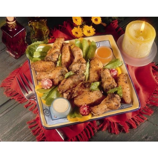 Perdue Individually Quick Frozen 1St And 2Nd Section Ice Glazed Jumbo Section Wing, 5 Pounds, 8 per case