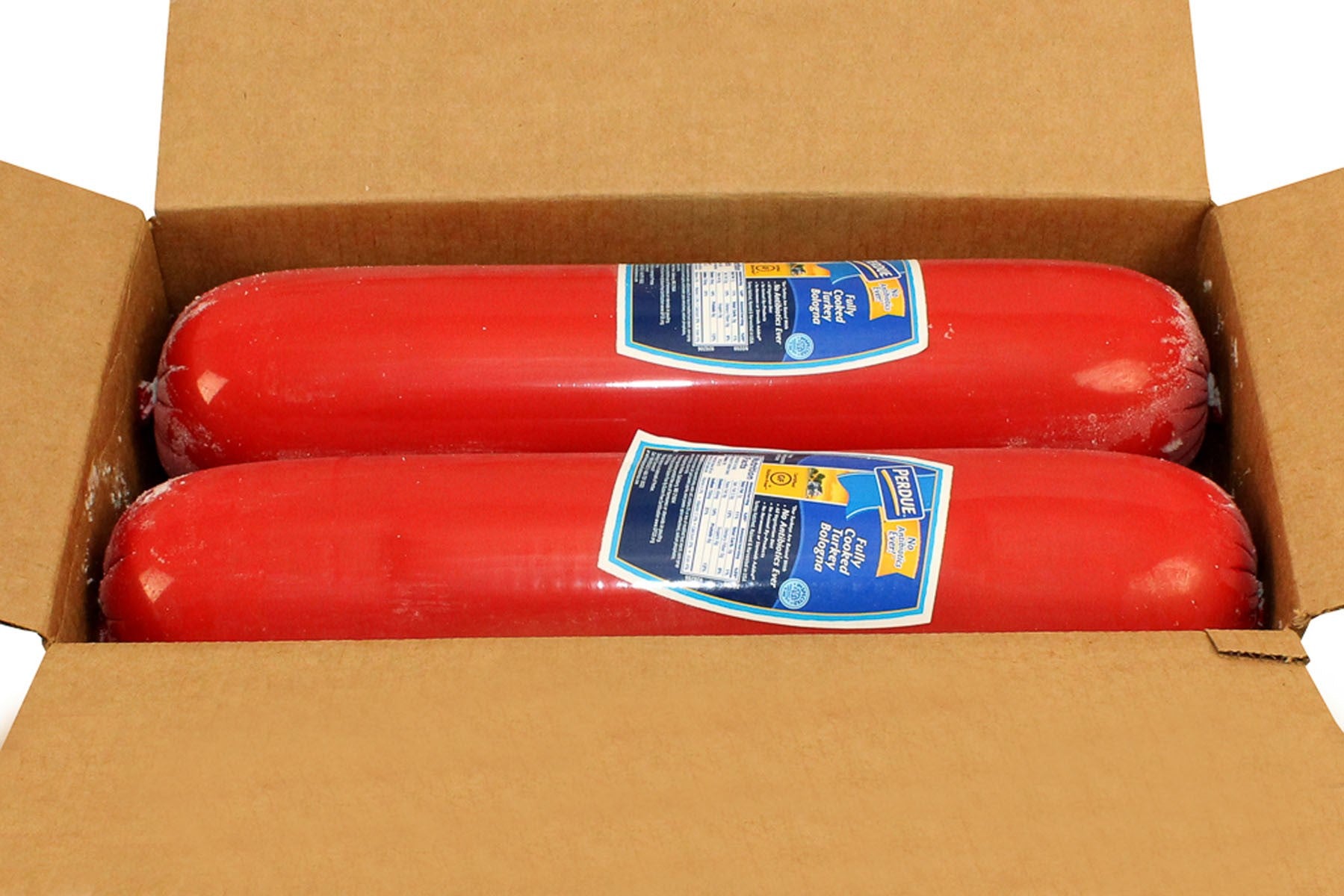 Perdue No Antibiotics Ever Deli Turkey Bologna Rolls, 10 Pounds, 2 per case