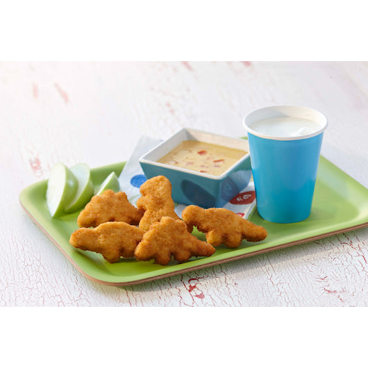 Perdue Fully Cooked Breaded Dinosaurs Shaped Chicken Nuggets, 5 Pounds, 2 per case