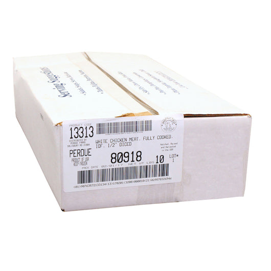 Perdue Fully Cooked Individually Quick Frozen 1/2 Inch White Meat Chicken Breast, 5 Pounds, 2 per case