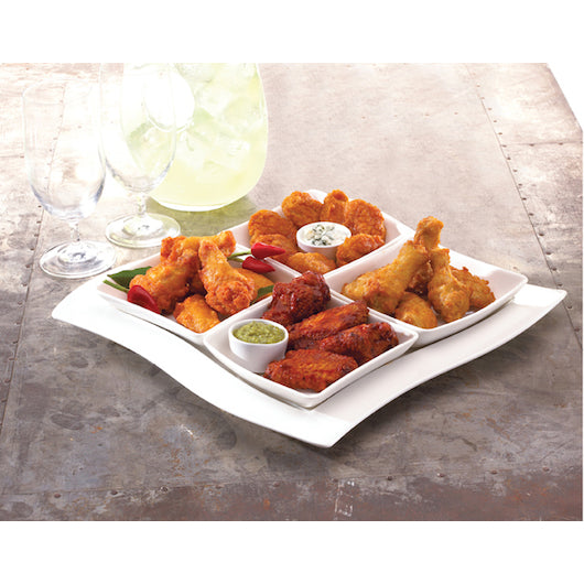 Perdue No Antibiotics Ever Fully Cooked Kick 'N Wings Breaded Spicy 1St And 2Nd Joint Section Small Wings, 5 Pounds, 3 per case