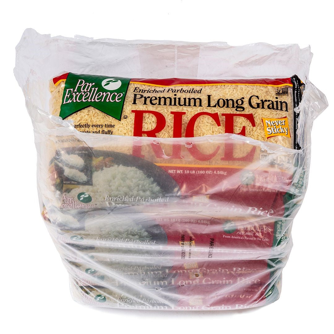 Parexcellence Rice Parboiled Bags, 10 Pounds, 6 Per Case