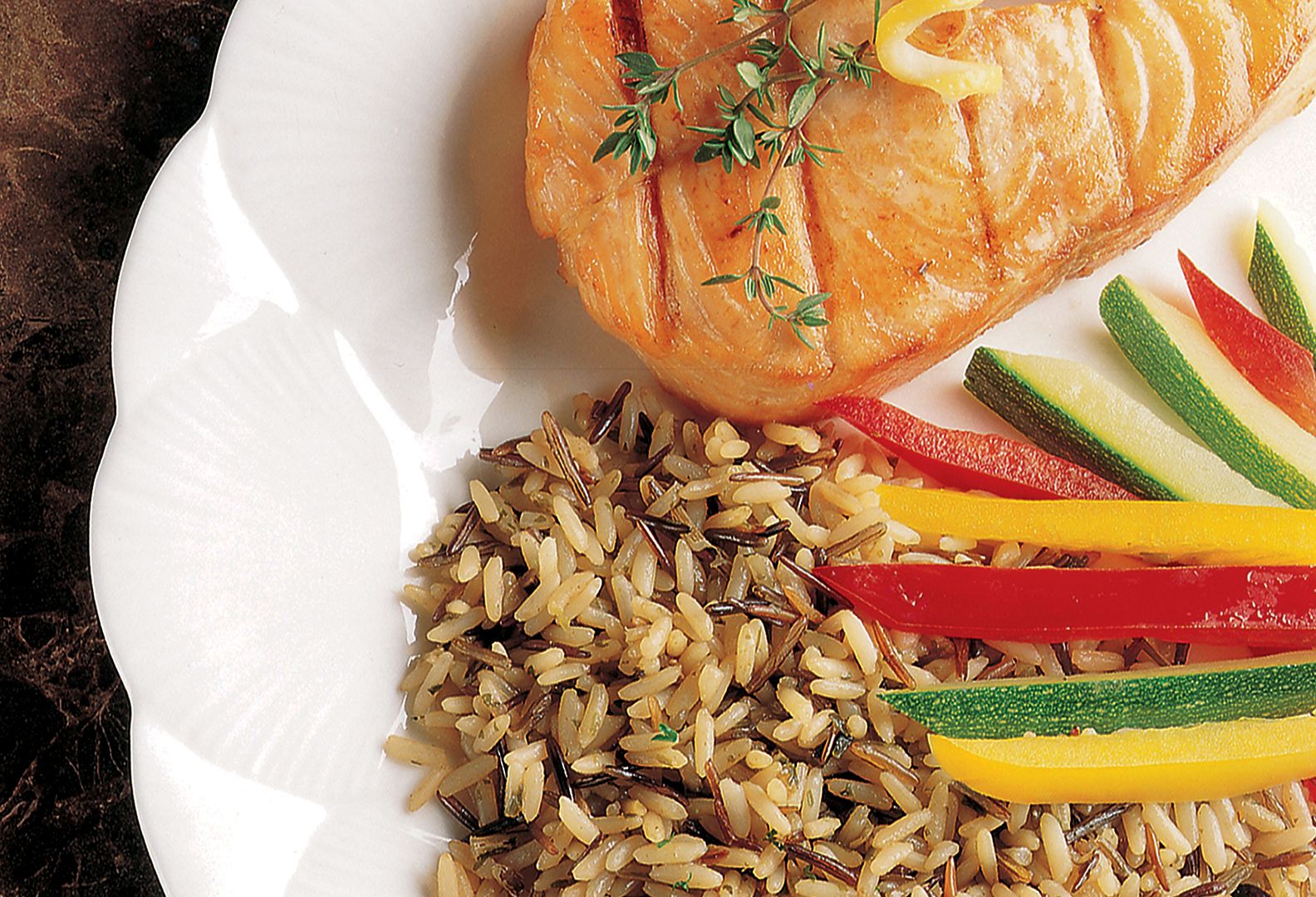 Producers Rice Par Excellence Long & Wild Blend Seasoned Rice 36 Ounce Size - 6 Per Case.