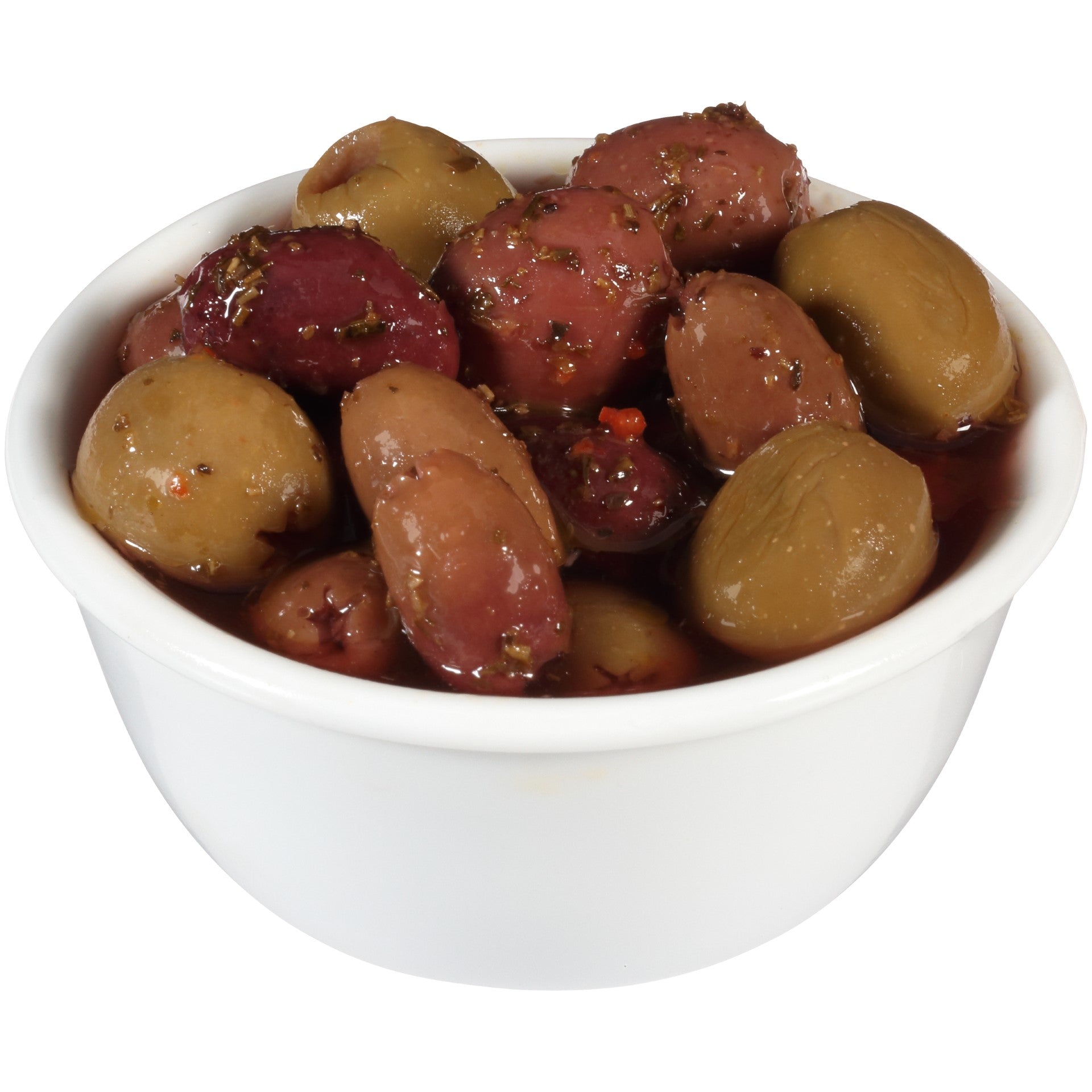 Olives Pitted Medley Greek 6.3 Ounce Size - 6 Per Case.