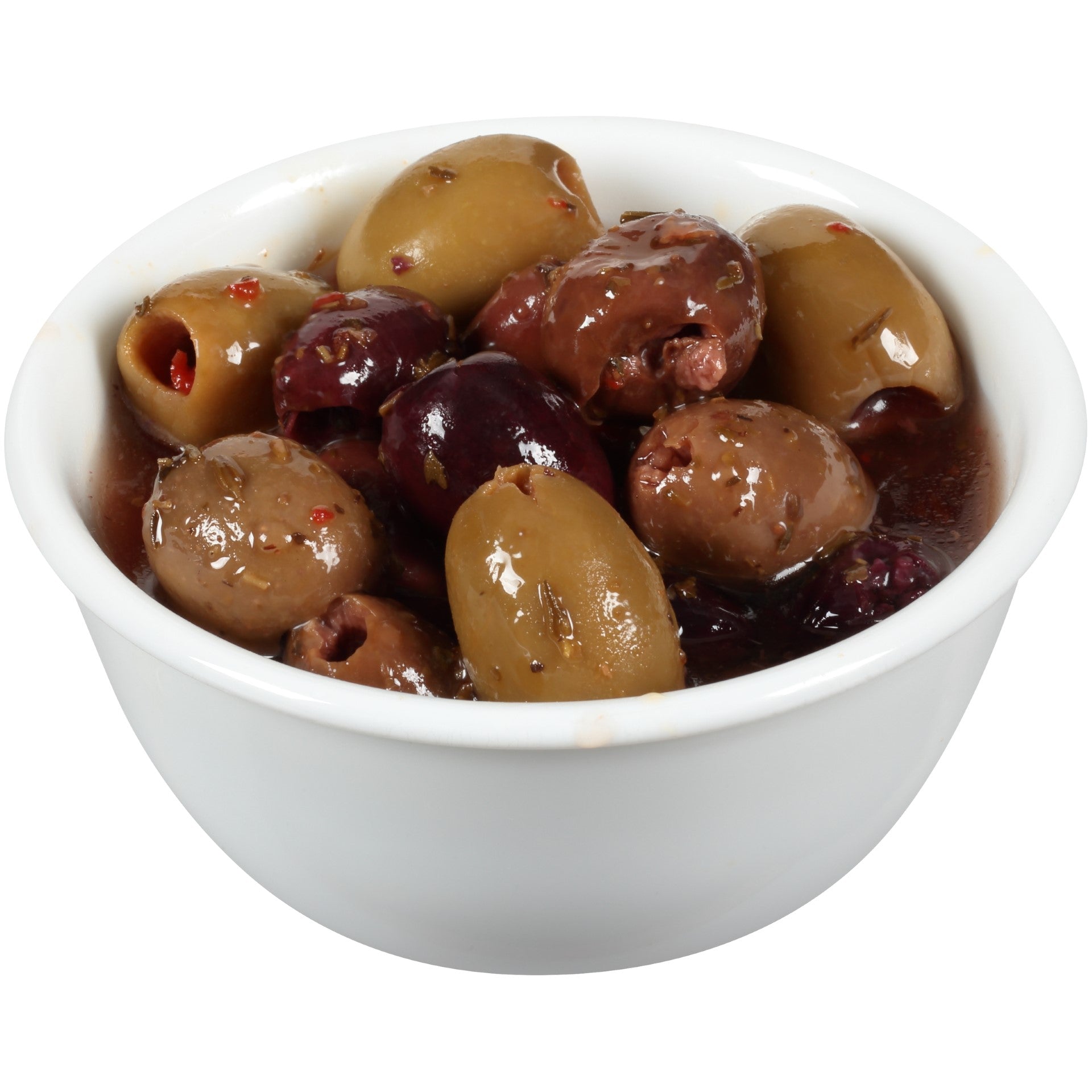 Olives Pitted Medley Greek 6.3 Ounce Size - 6 Per Case.