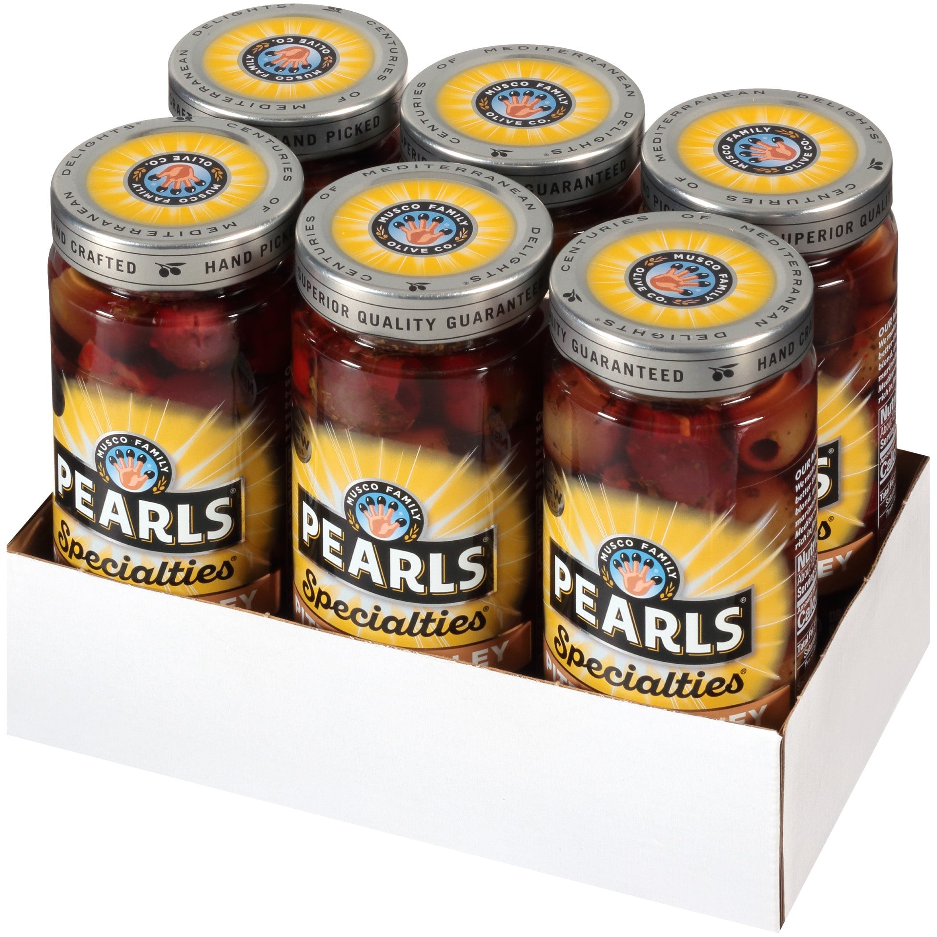 Olives Pitted Medley Greek 6.3 Ounce Size - 6 Per Case.