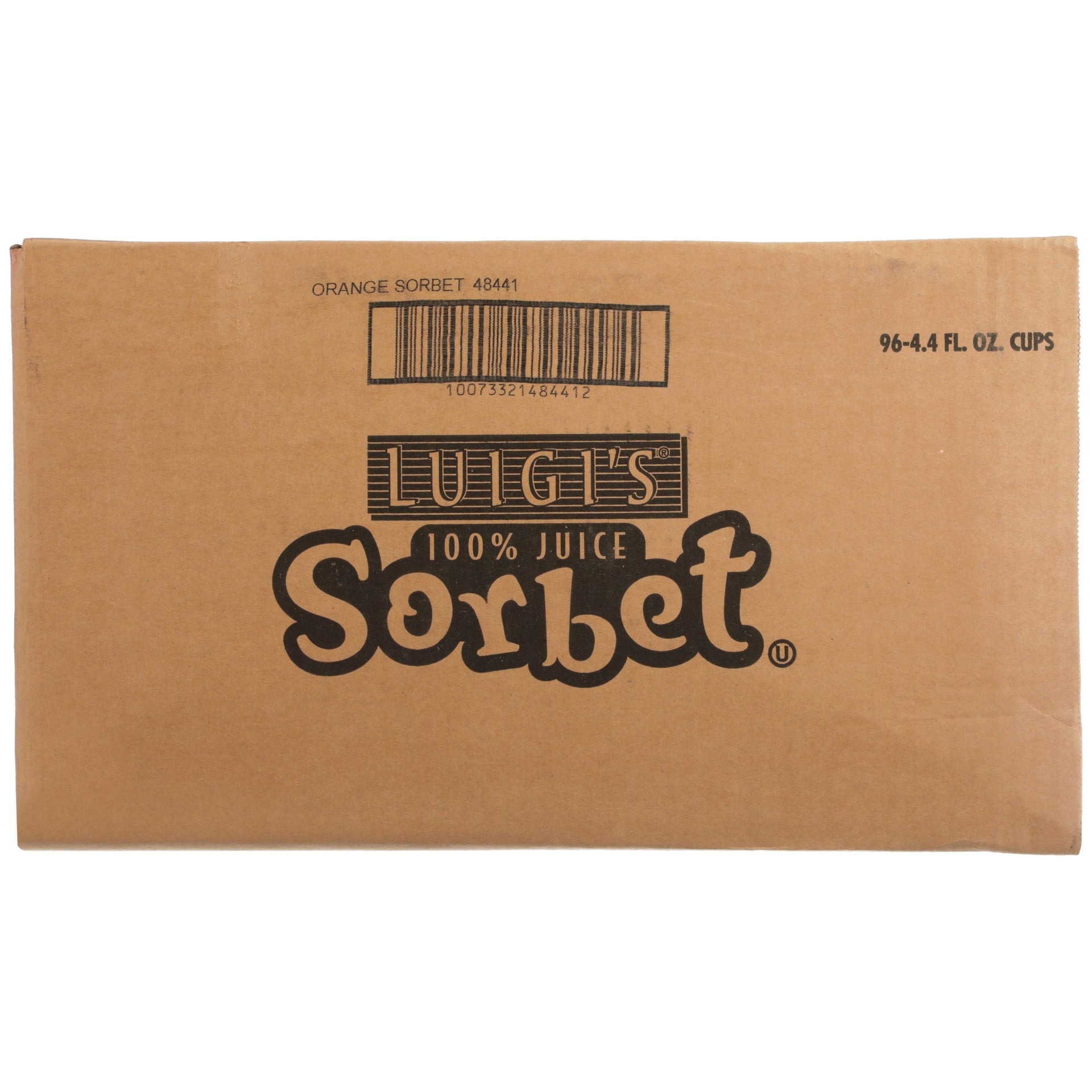 Luigi Orange Sorbet 4.4 Fluid Ounce - 96 Per Case.