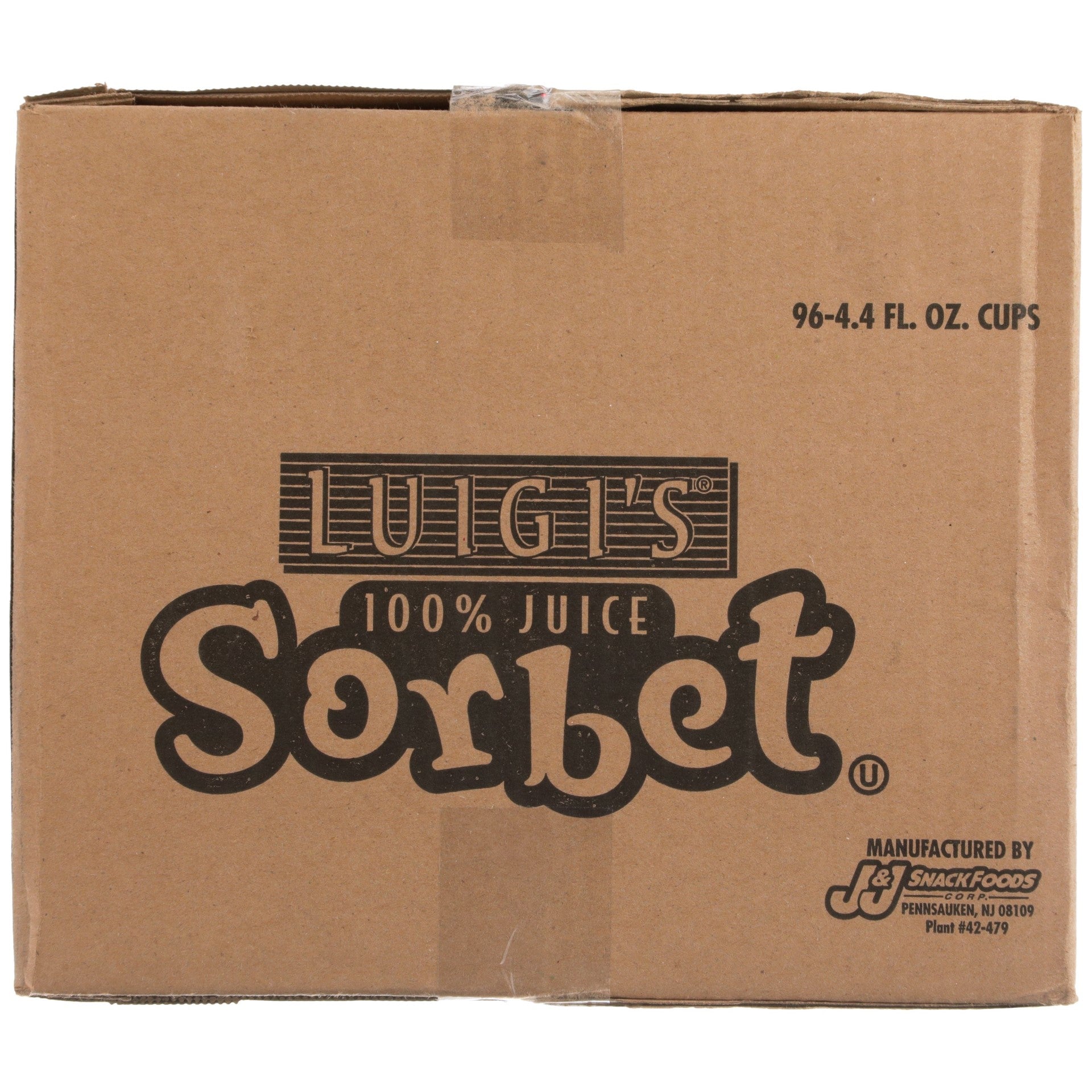 Luigi Strawberry Kiwi Sorbet Cups 4.4 Fluid Ounce - 96 Per Case.