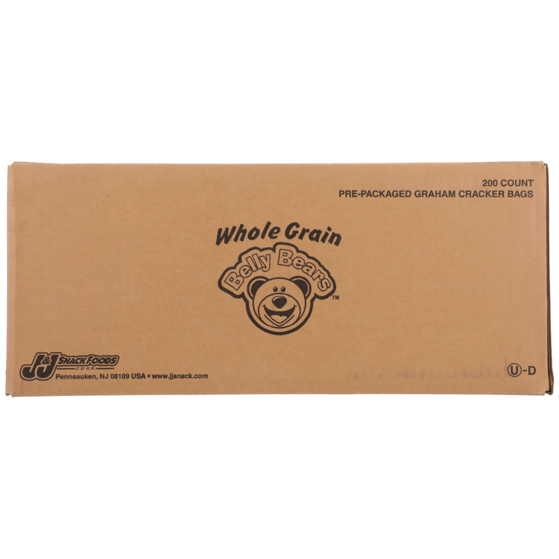 Readi-Bake 51% Whole Grain Cinnamon Belly Bears 1 Ounce Size - 200 Per Case.