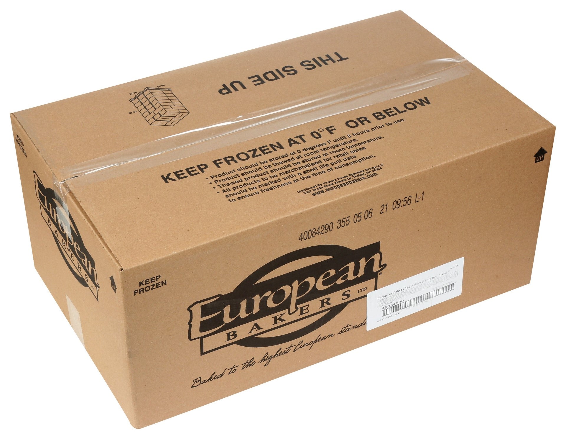 Bread Rye Sliced Thick Frozen 32 Ounce Size - 8 Per Case.