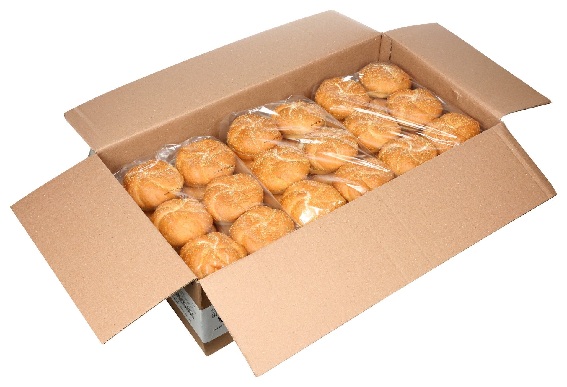 Roll Kaiser Sliced Plain " Frozen 12 Each - 1 Per Case.