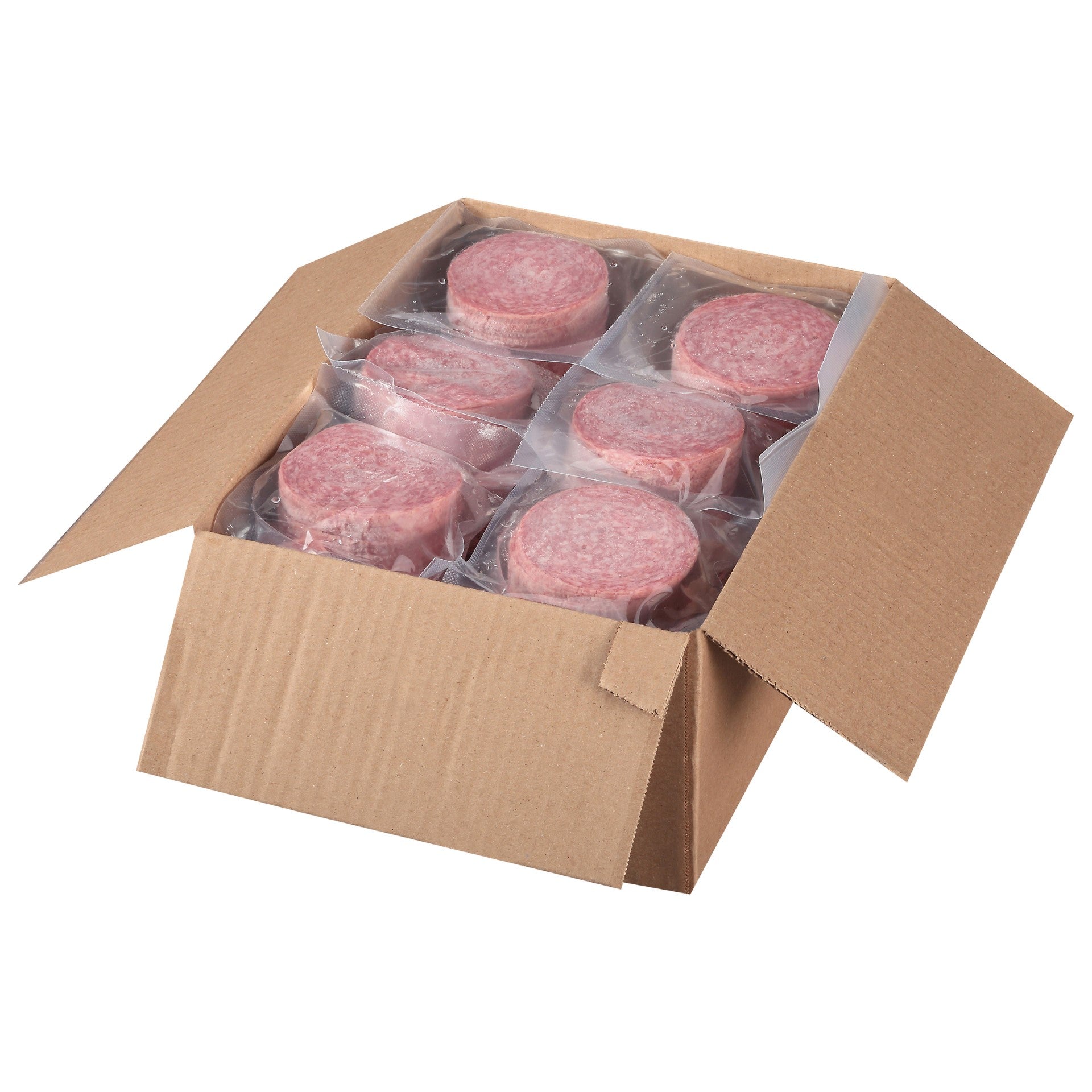 Genoa Salami Alpina Sliced Stack Pad 16 Ounce Size - 12 Per Case.