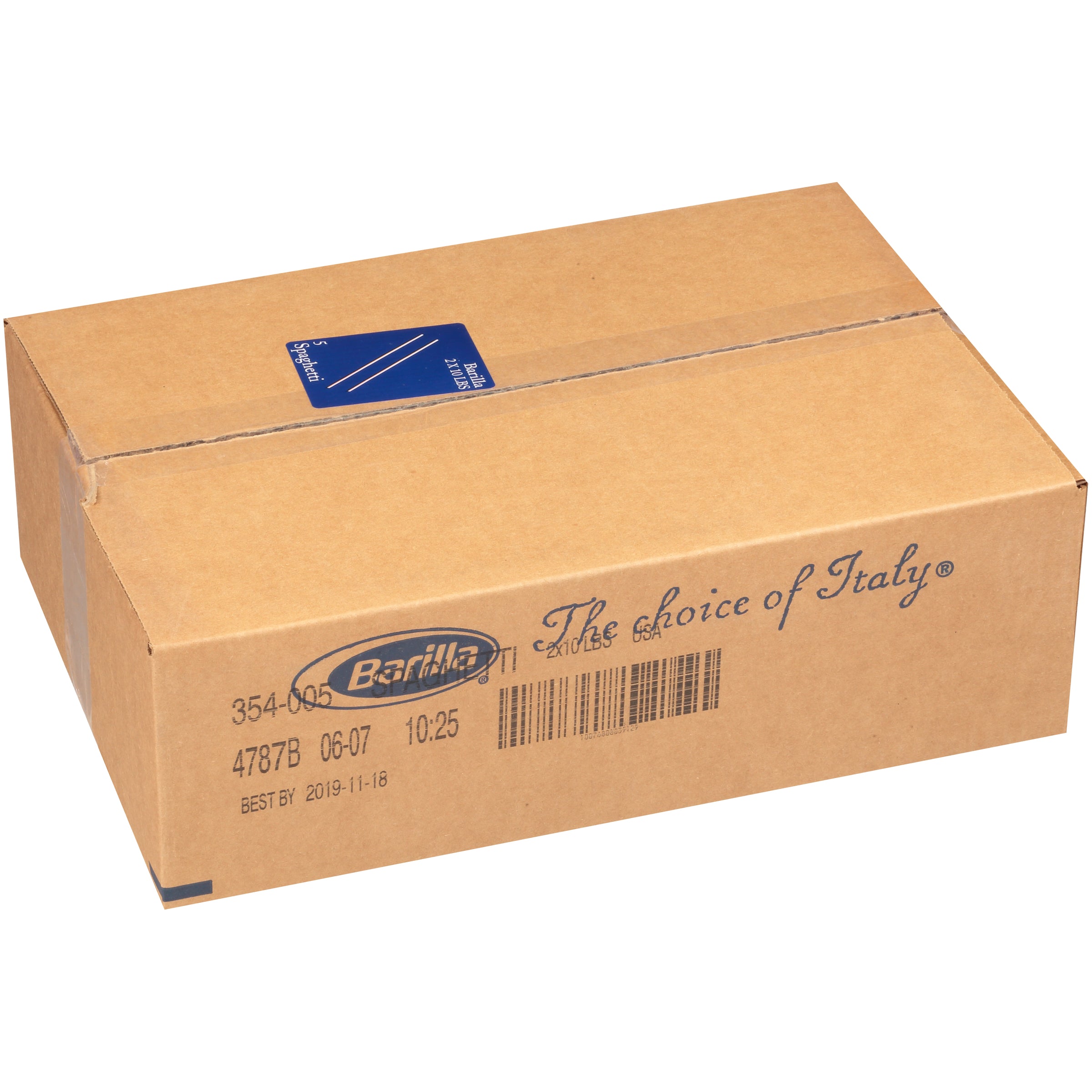 Spaghetti Barilla USA 160 Ounce Size - 2 Per Case.